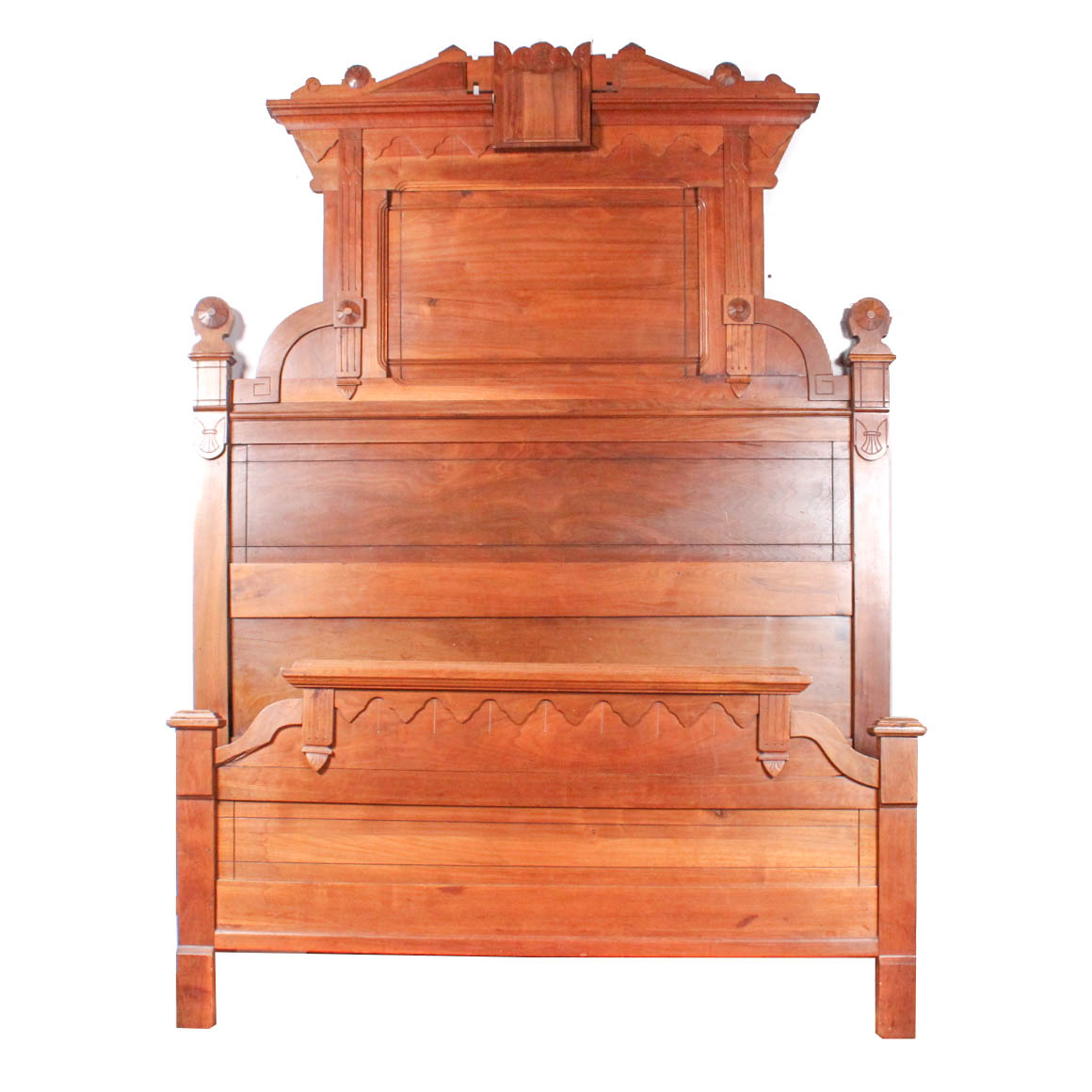 Full Size Eastlake Style Handmade Bed