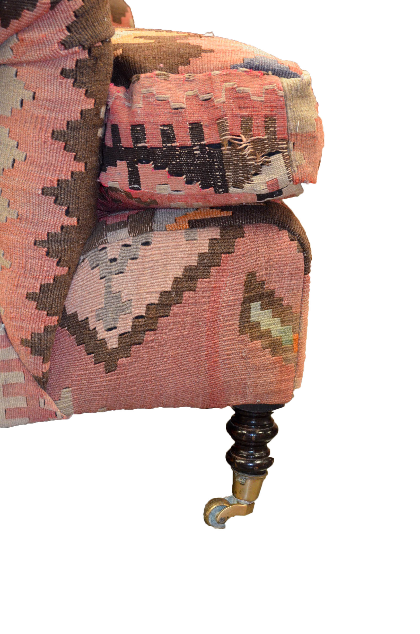 Kilim Upholstered Armchairs