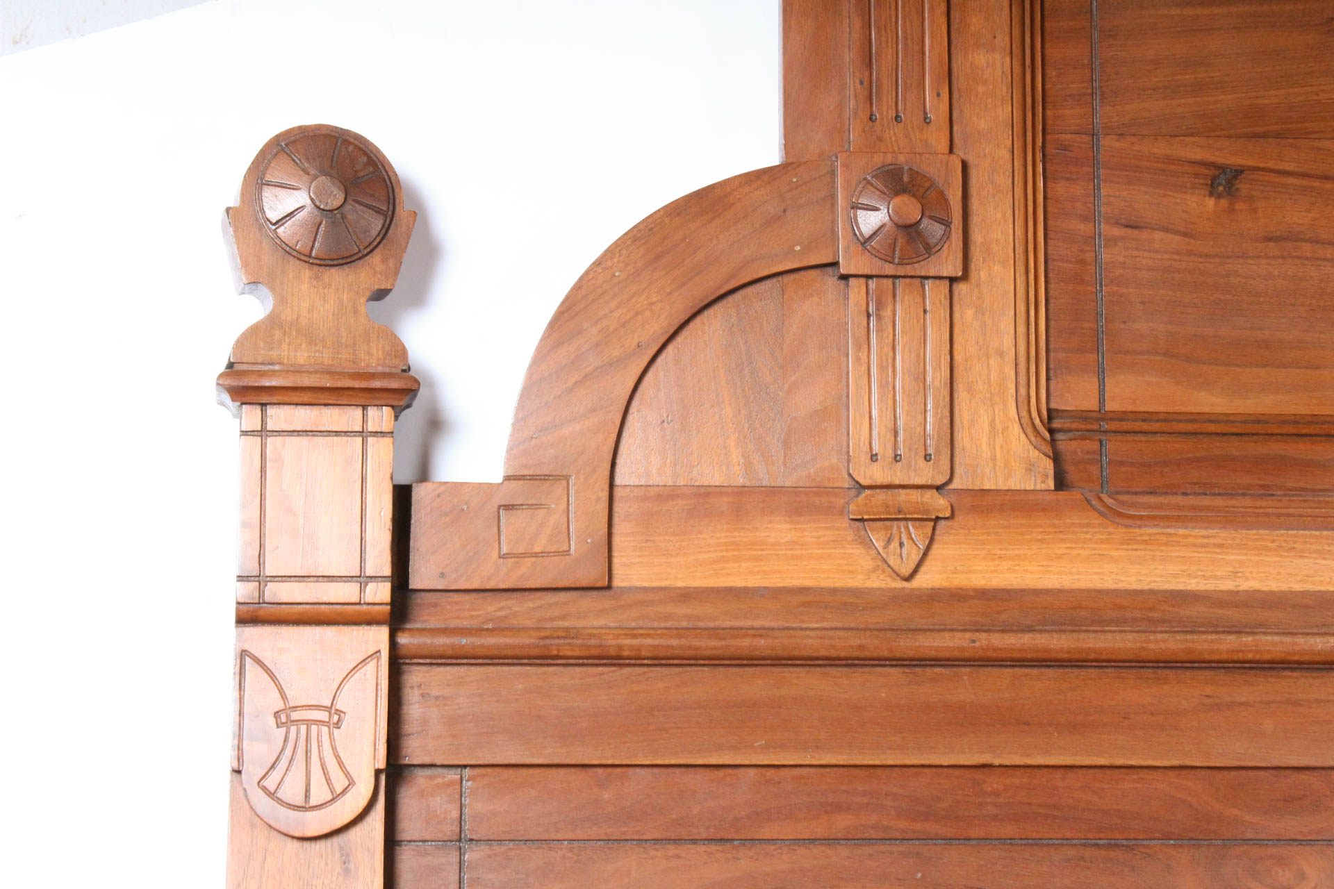 Full Size Eastlake Style Handmade Bed