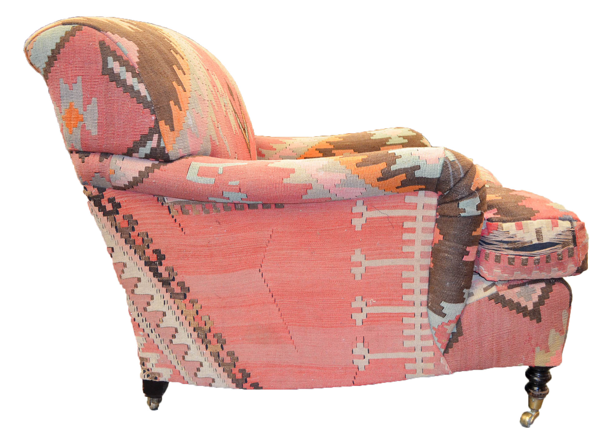 Kilim Upholstered Armchairs