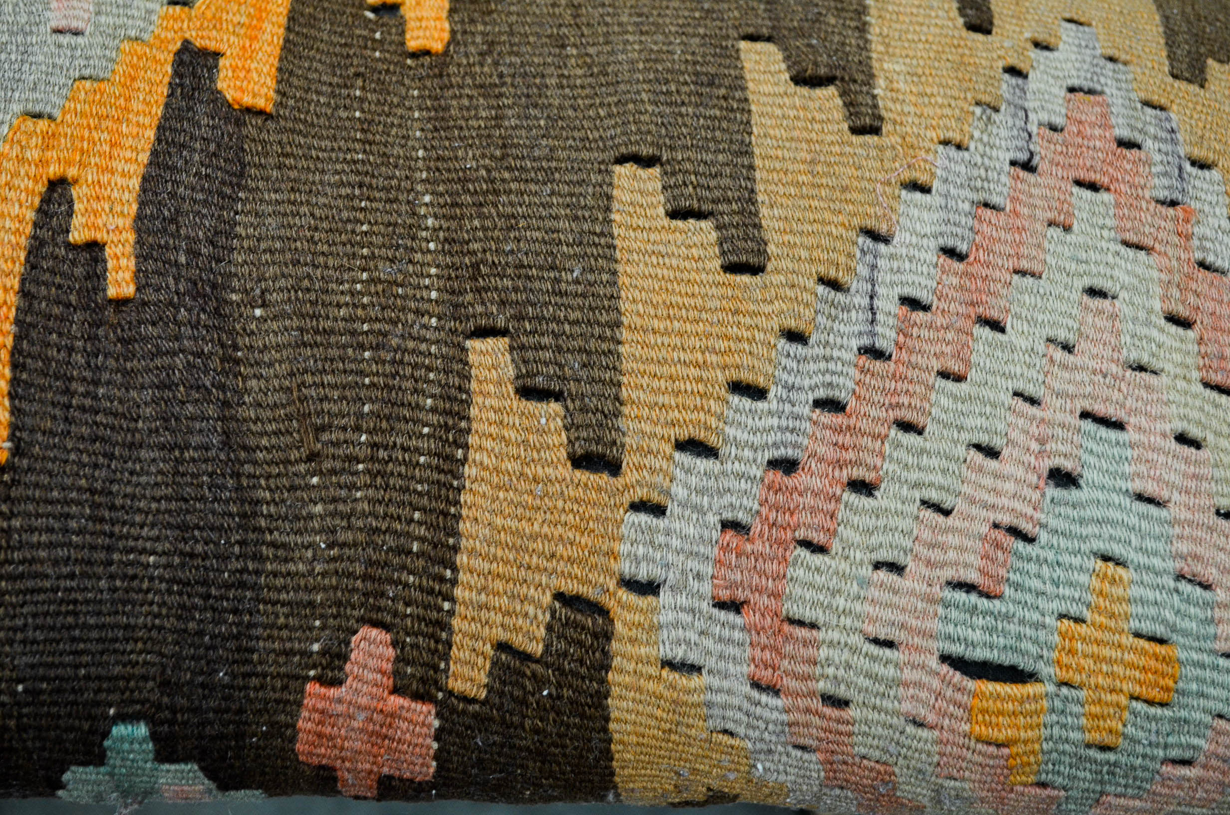 Kilim Upholstered Armchairs