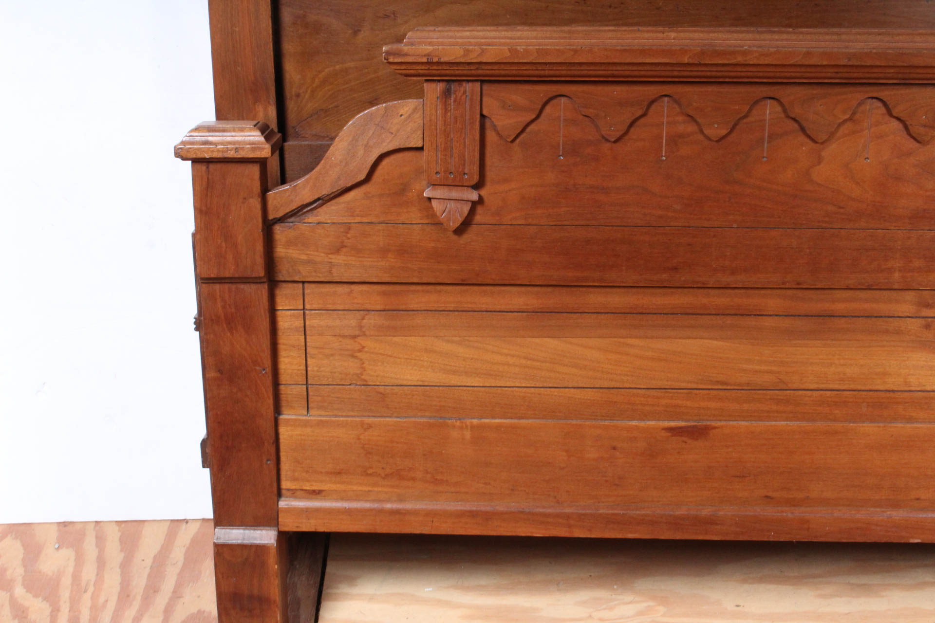 Full Size Eastlake Style Handmade Bed