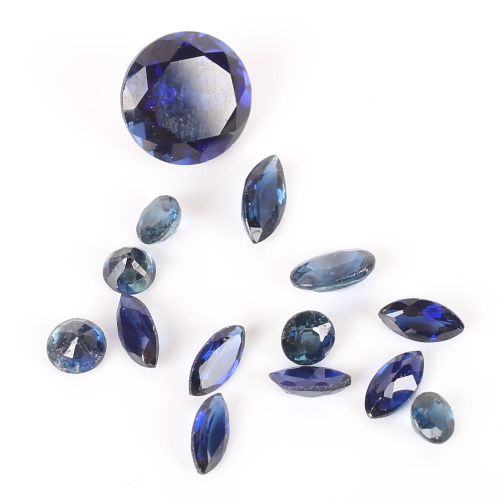 Fourteen Loose Sapphire Stones