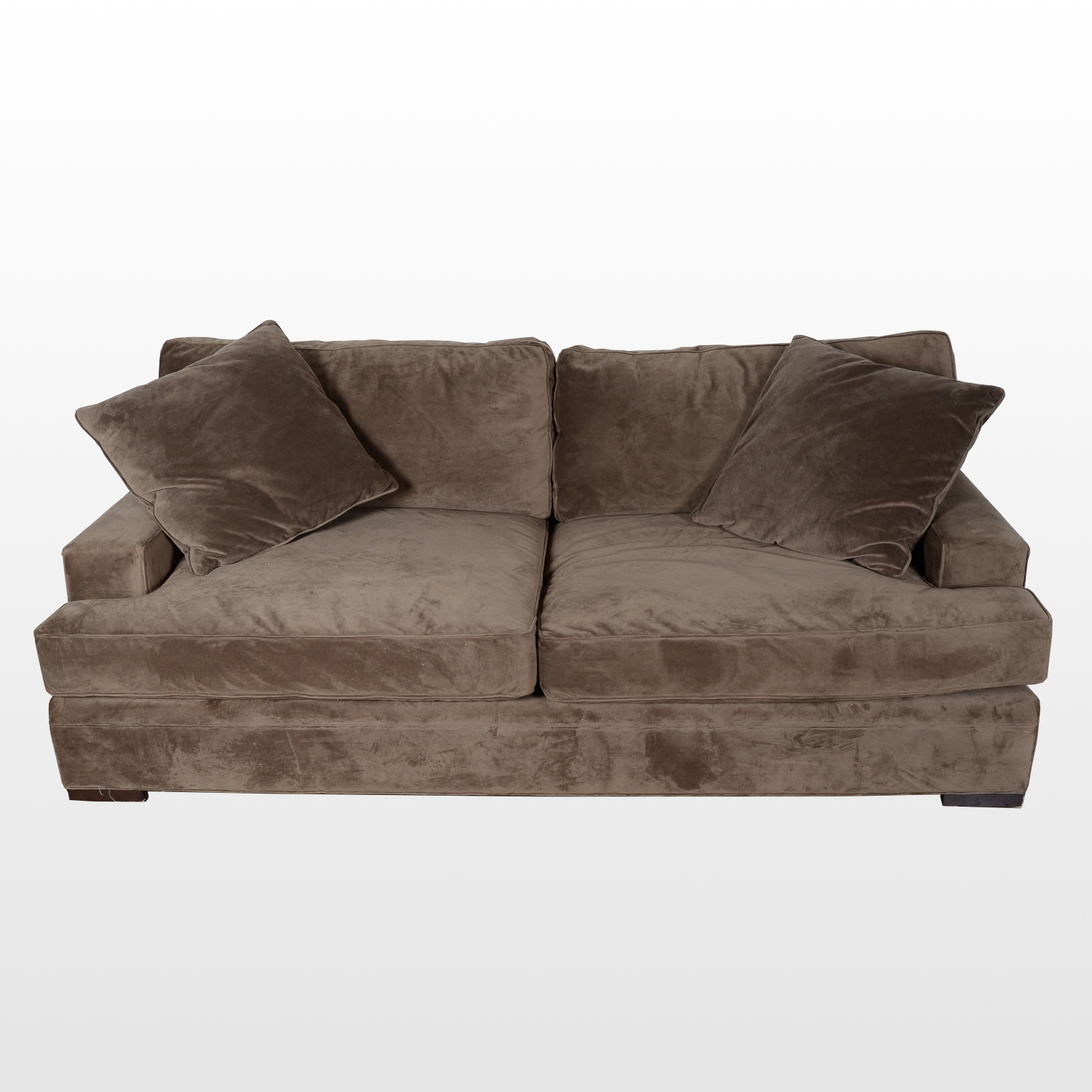 Brown Micro-suede Sofa