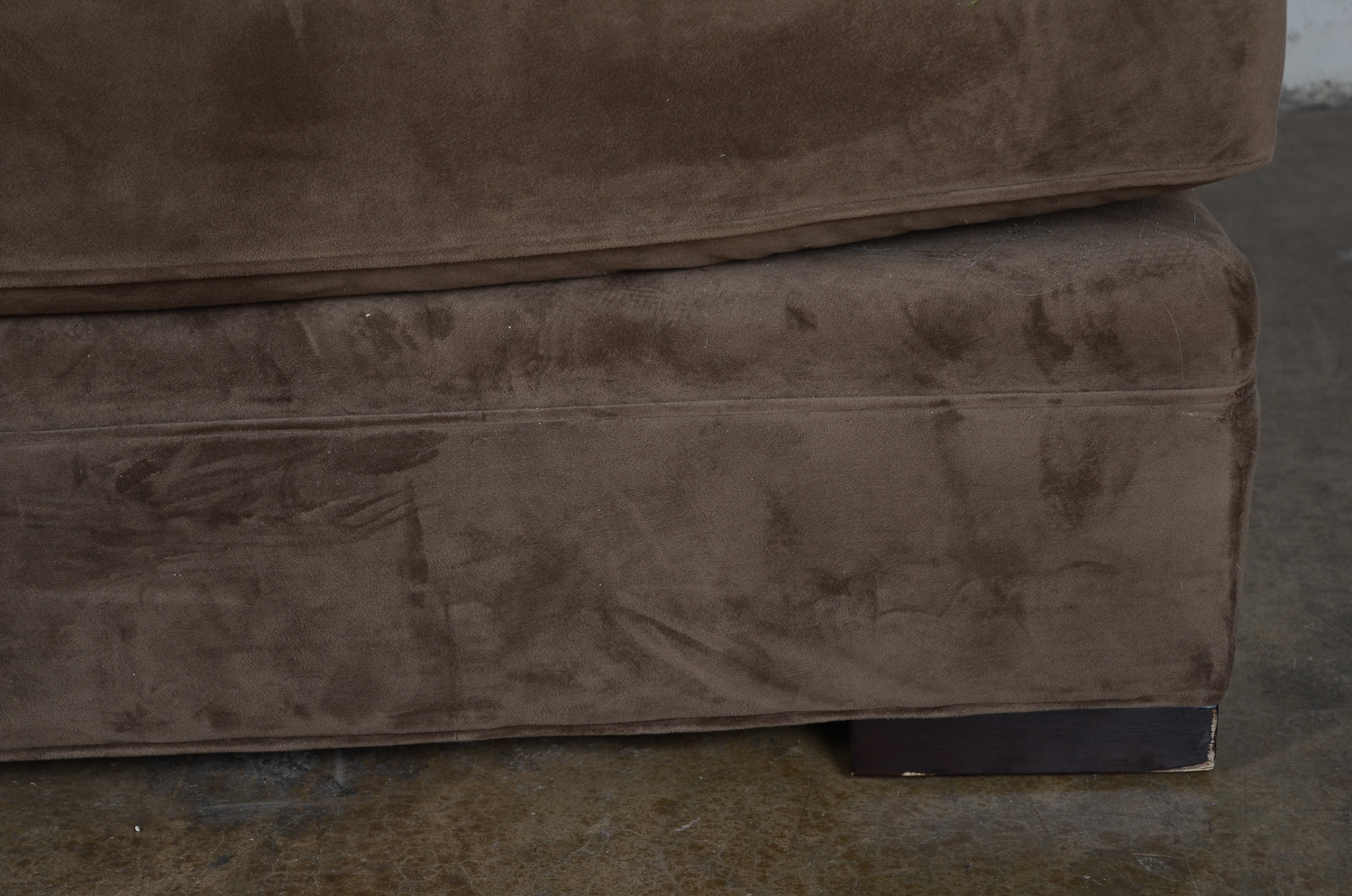Brown Micro-suede Sofa
