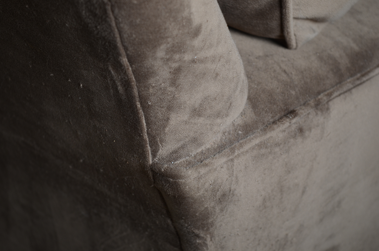 Brown Micro-suede Sofa