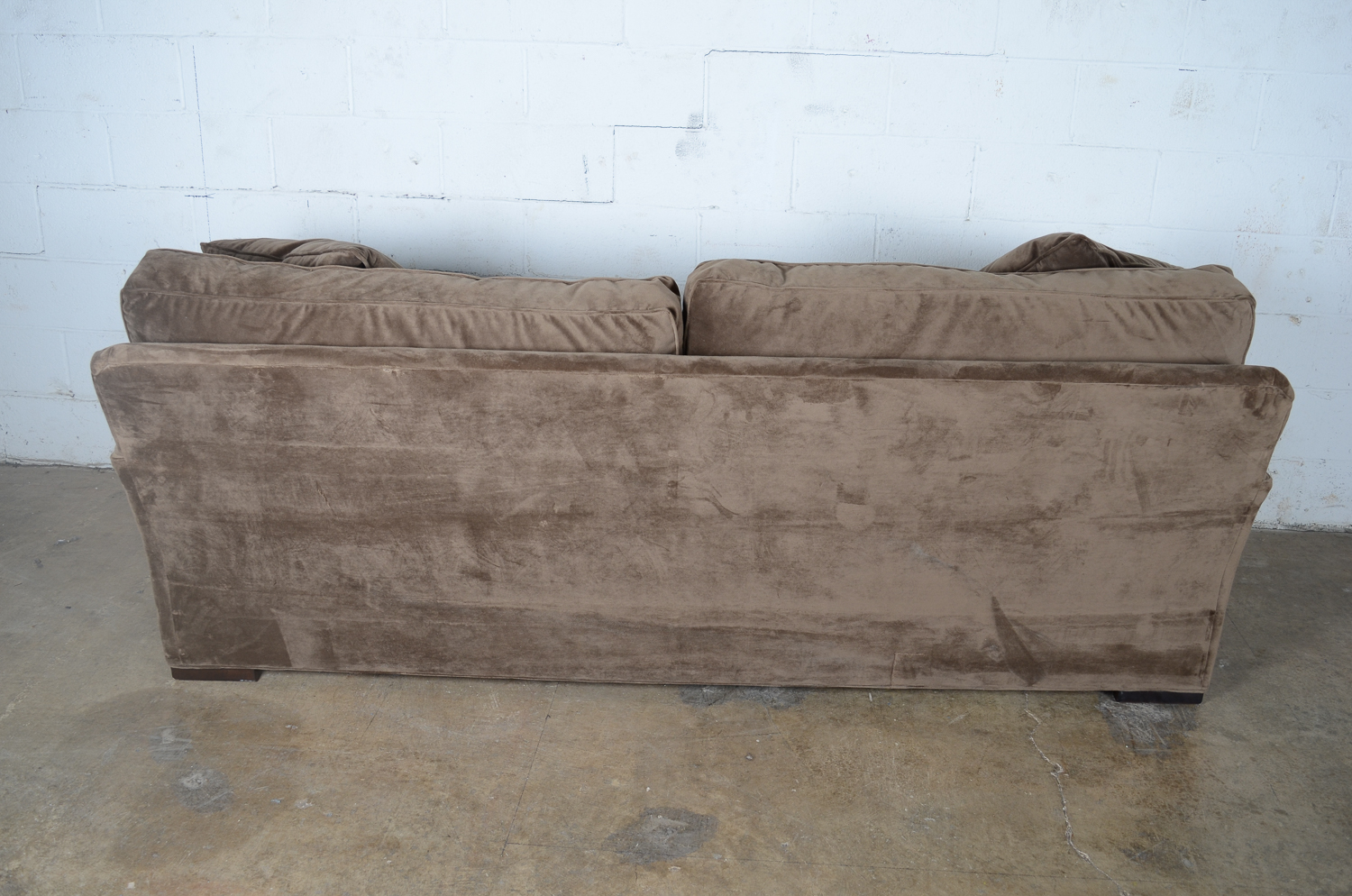 Brown Micro-suede Sofa