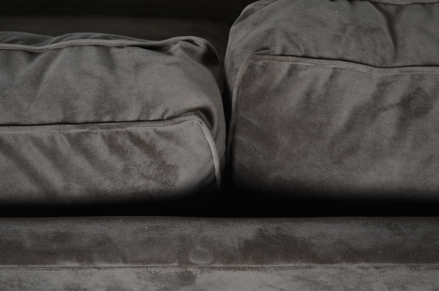 Brown Micro-suede Sofa