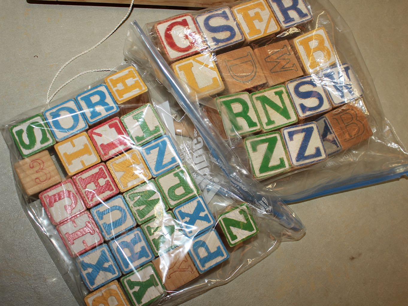 Vintage Children's Building Block Collection