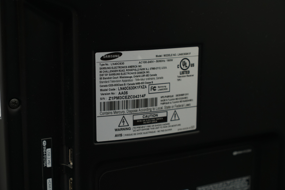 Samsung 40" Television