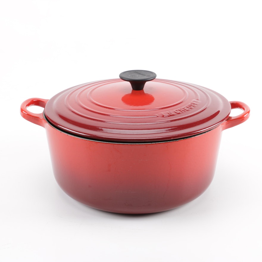 Cerise Le Creuset Lidded Pot