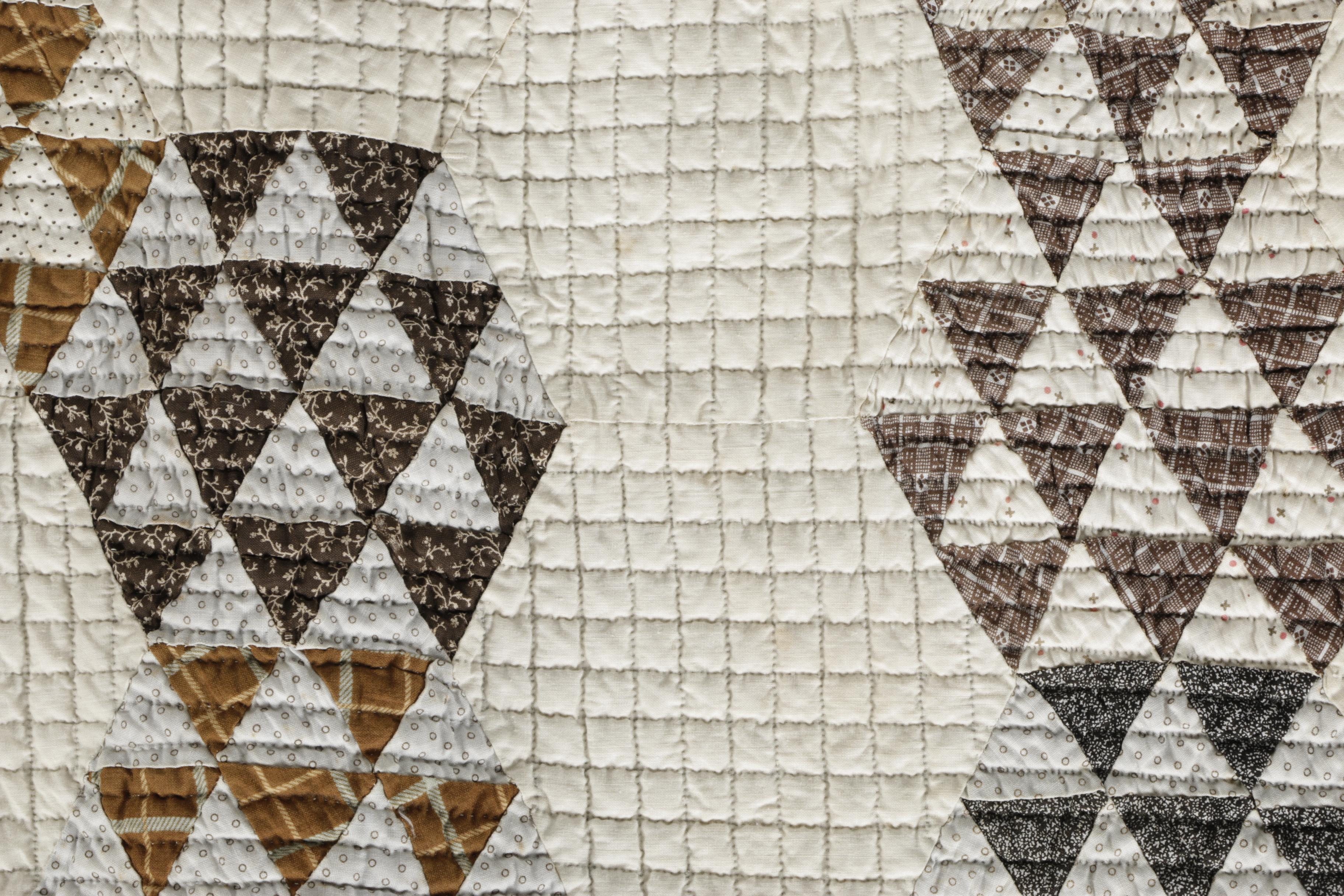 Hexagon Block Handmade Quilt