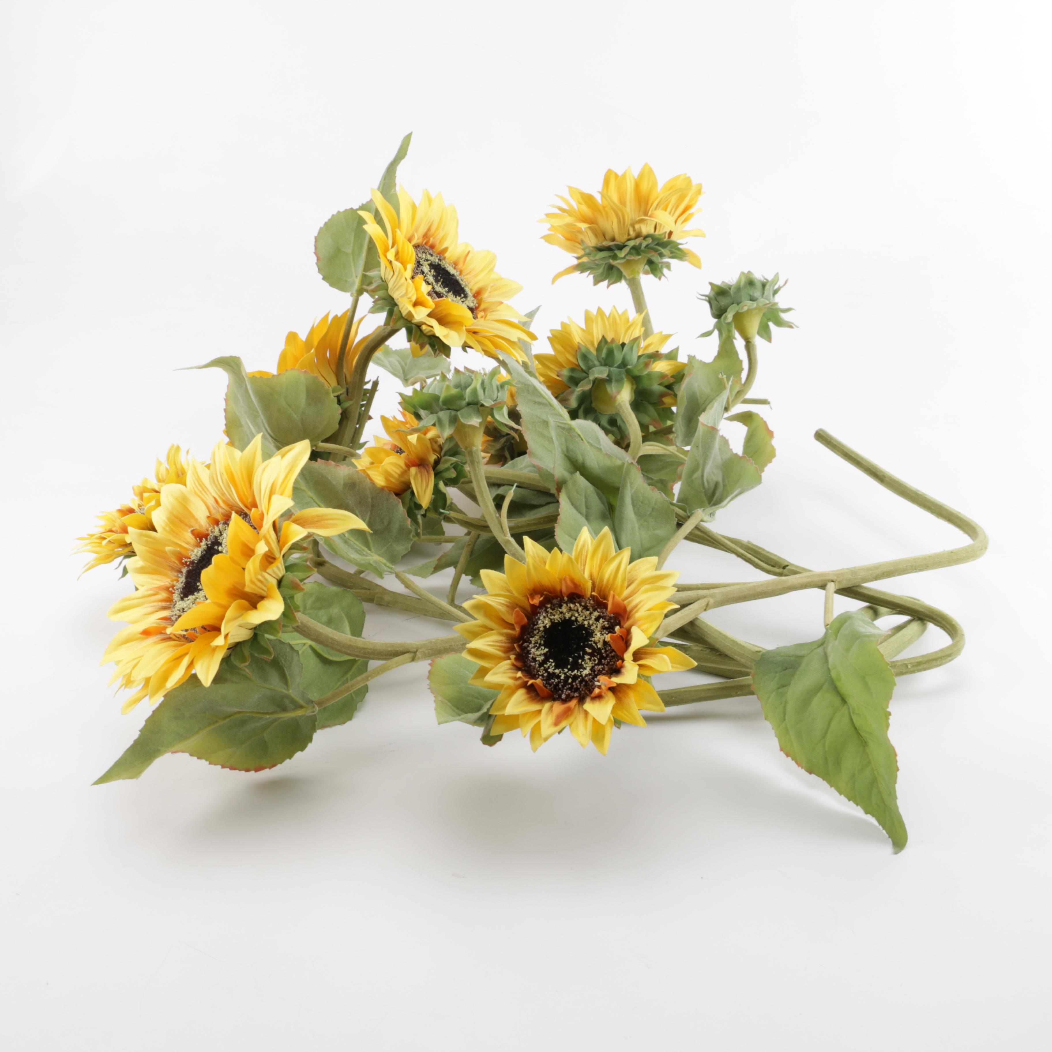 Terre è Provence Hand-Painted Pitcher Vase and Stand