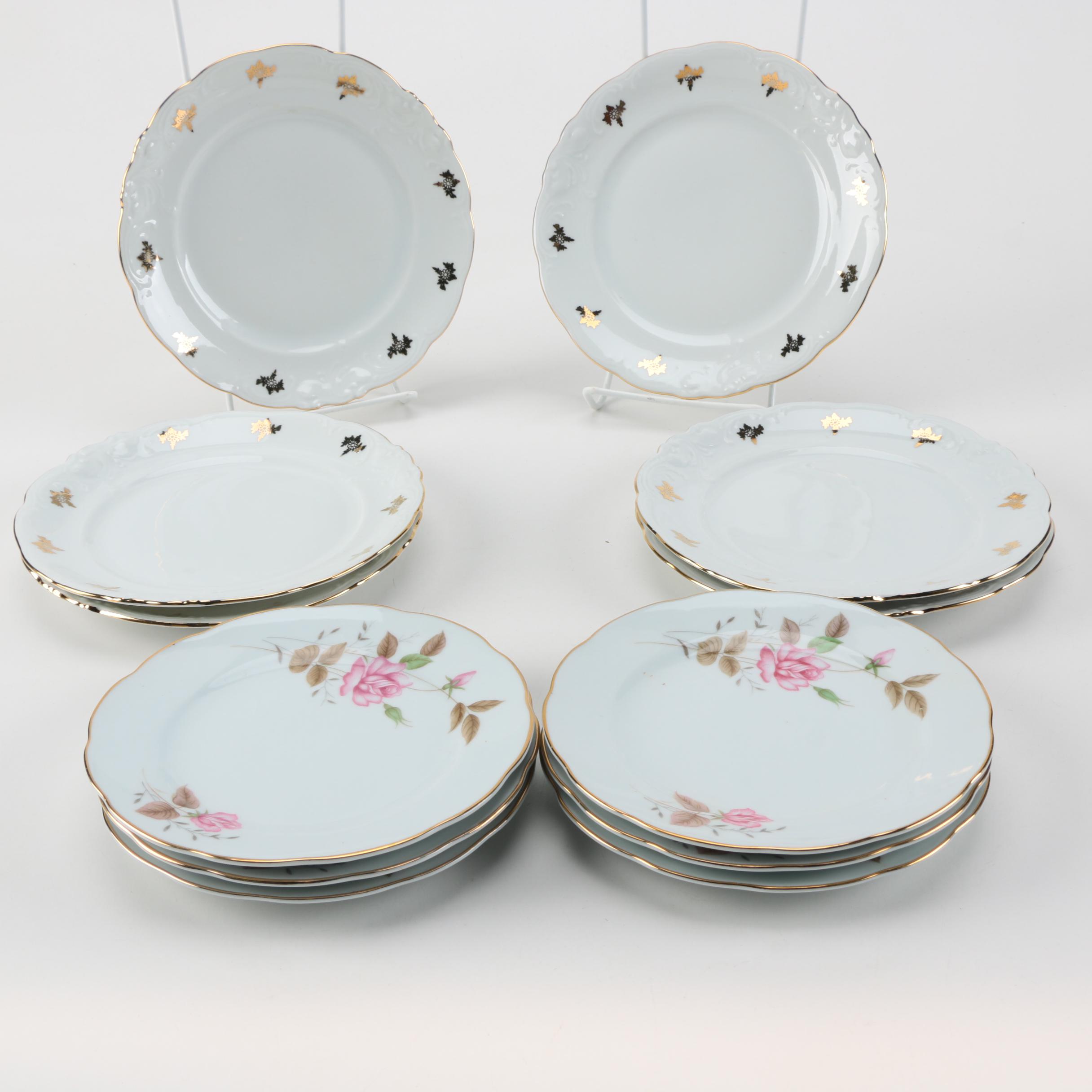Assortment of Porcelain Plates