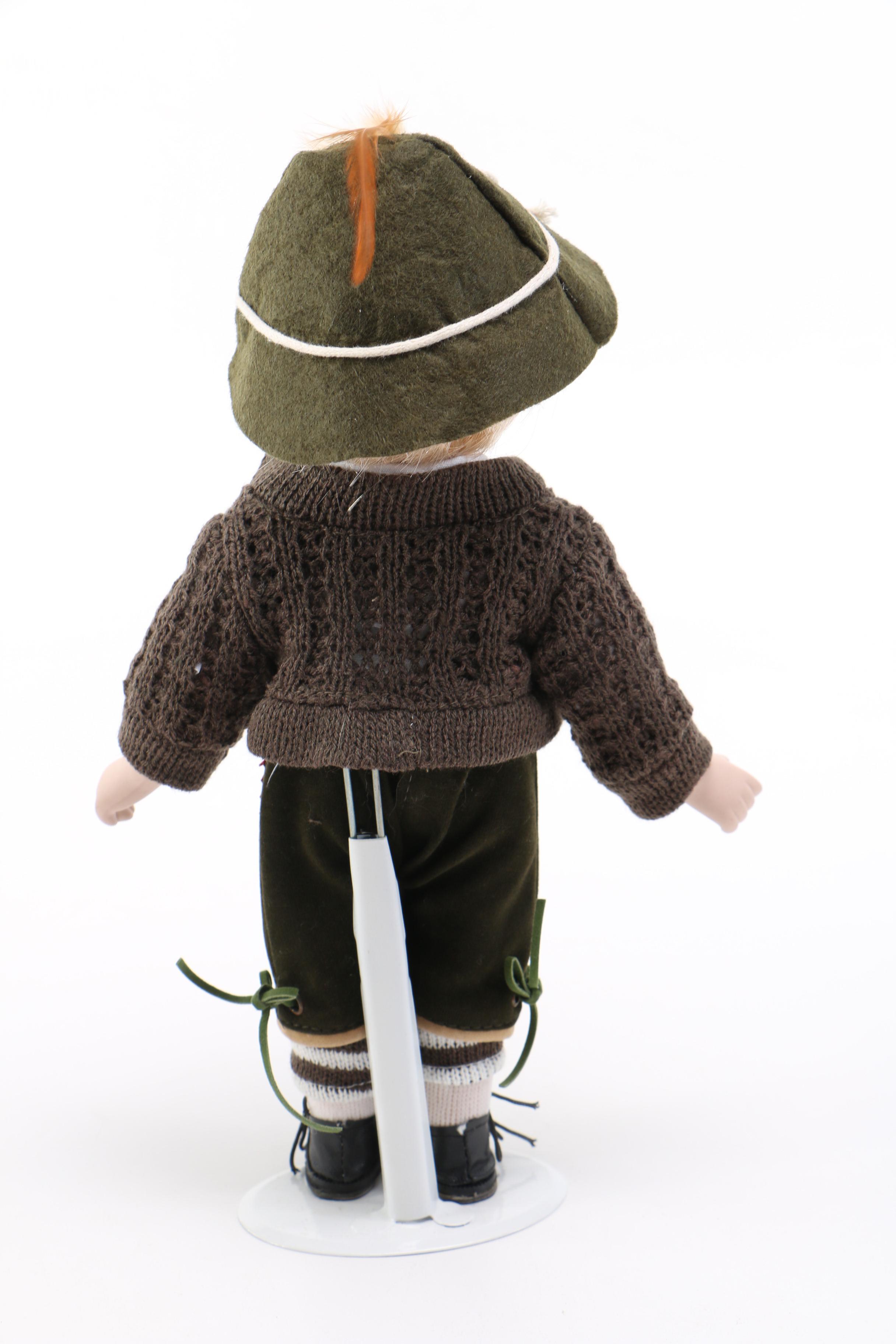 Collection of German Themed Porcelain Dolls