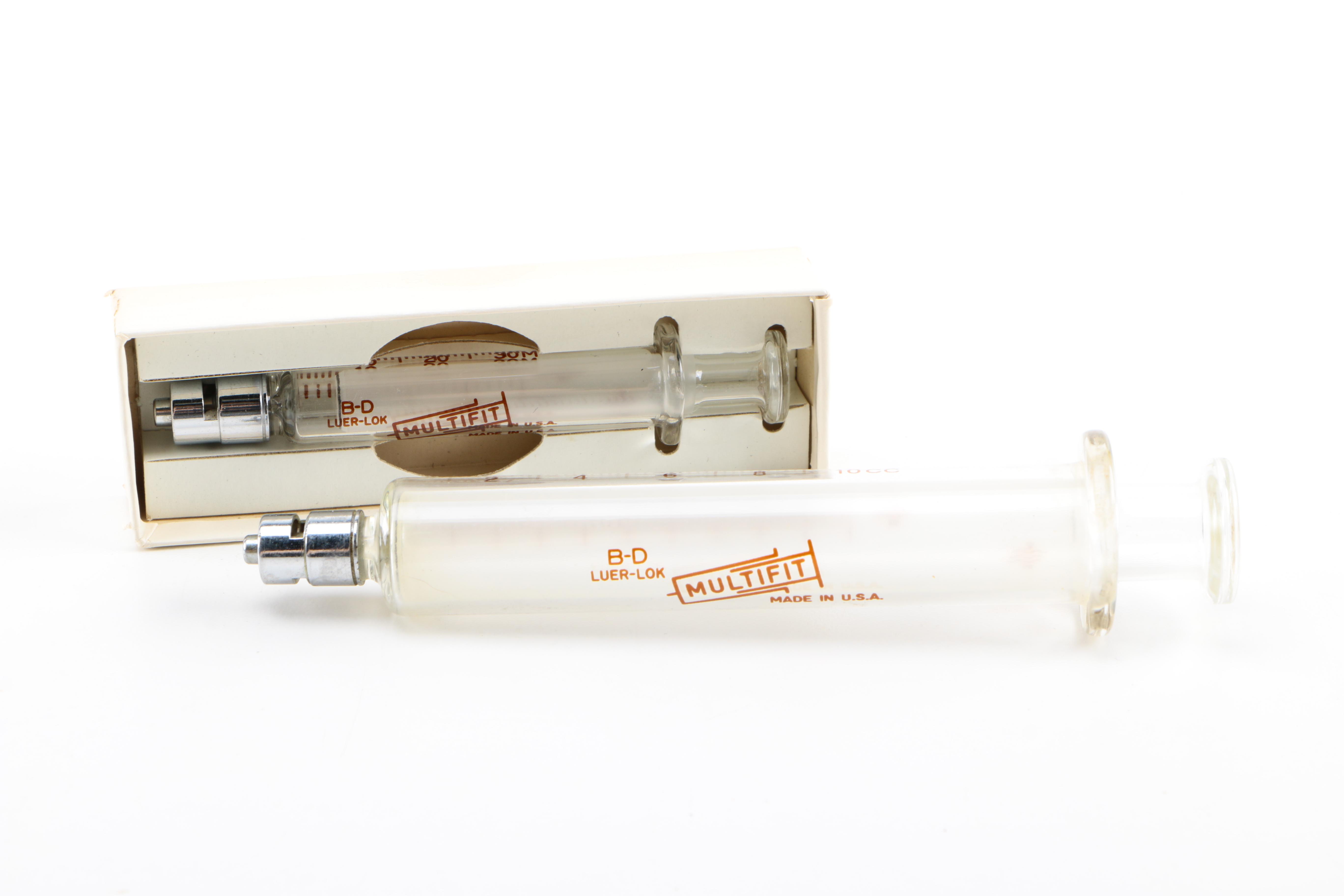 Assorted Poison Drinking Glasses and Medical Supplies