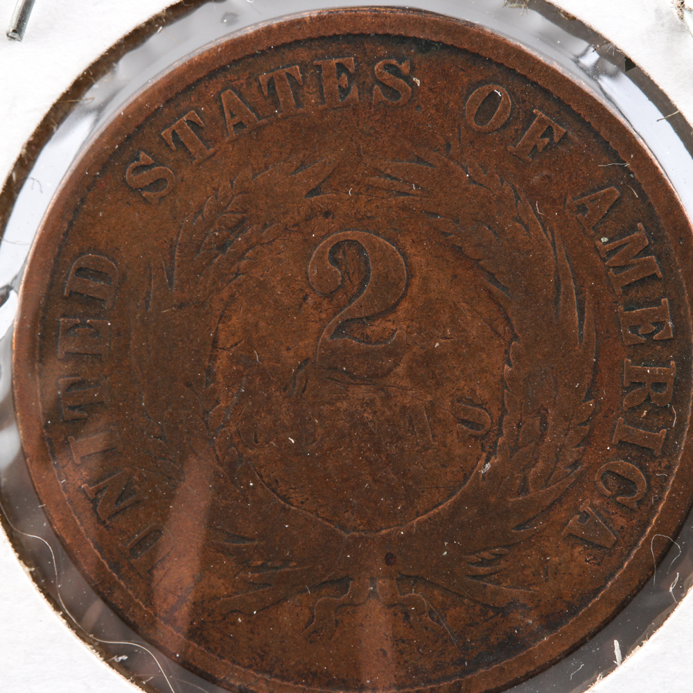 1864 and 1865 Two Cent Coins