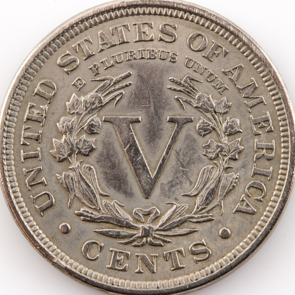 1899 Liberty "V" Nickel