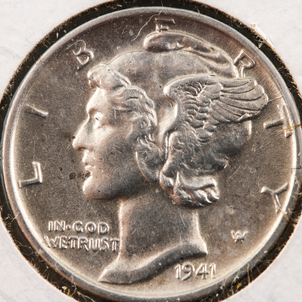 1941-S Mercury Dime