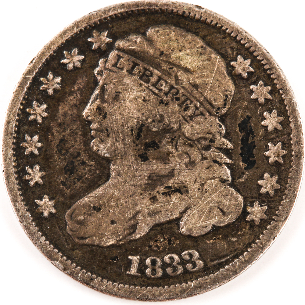 1833 Capped Bust Dime