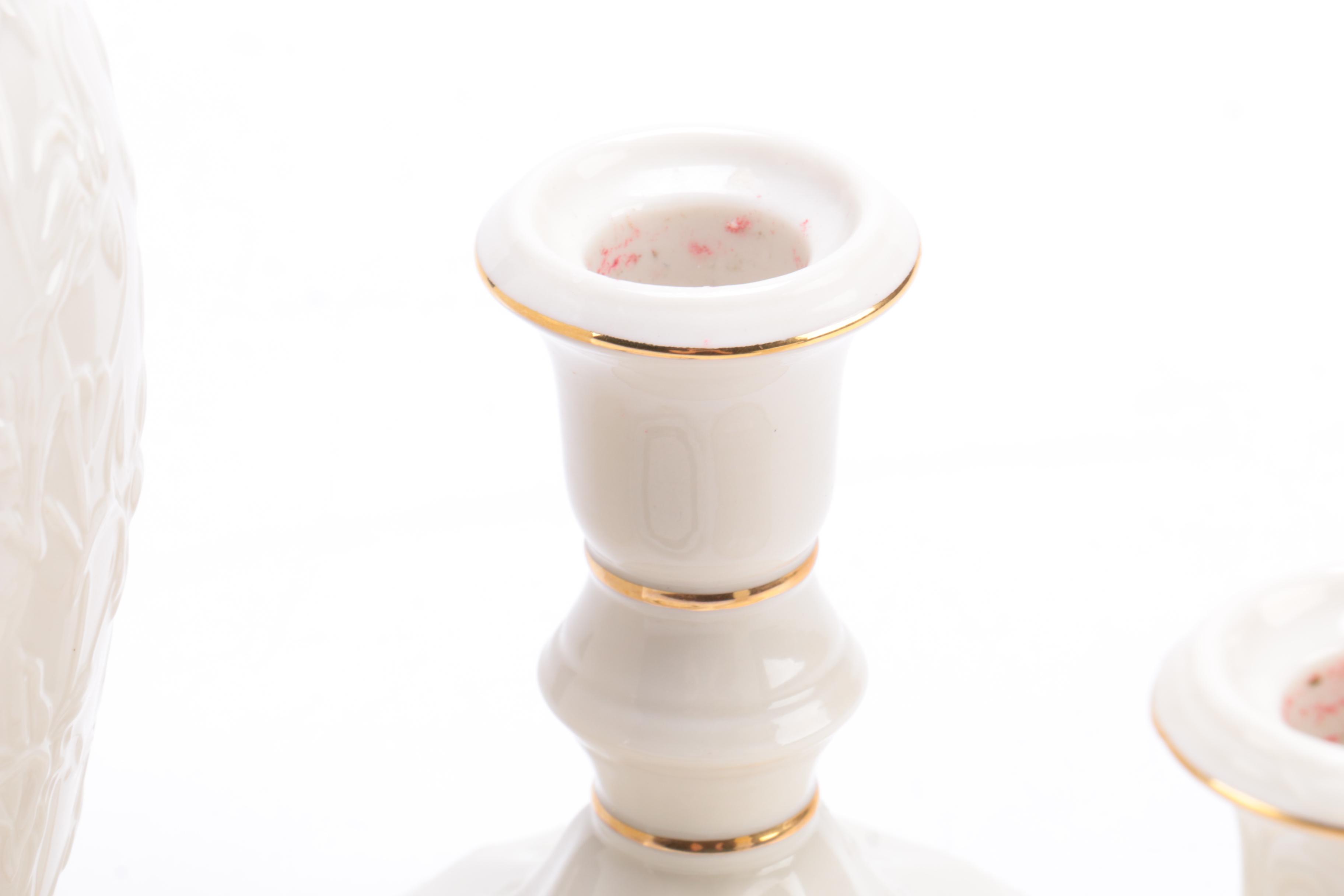 Assortment of Porcelain Decor including Lenox