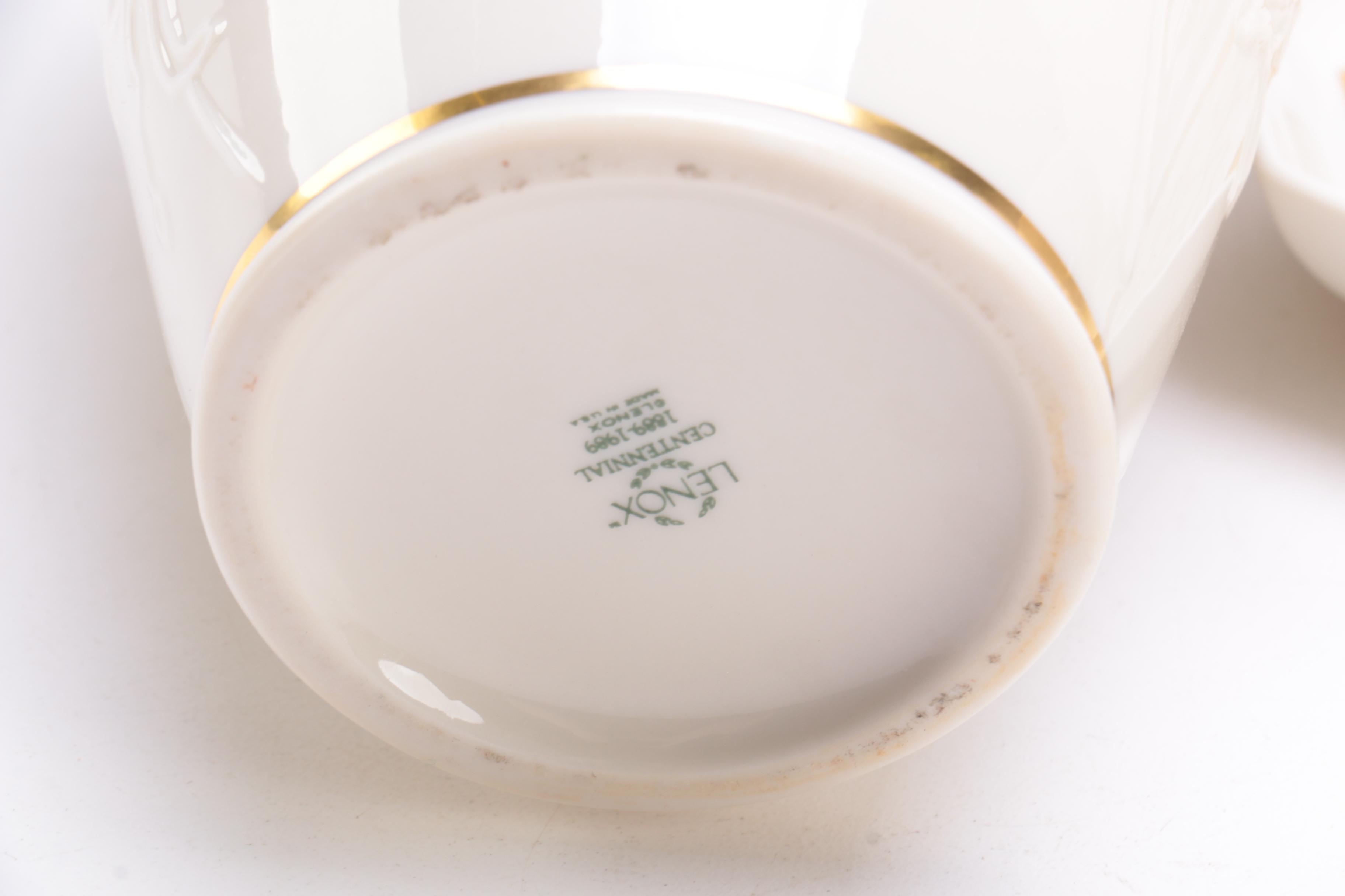 Assortment of Porcelain Decor including Lenox