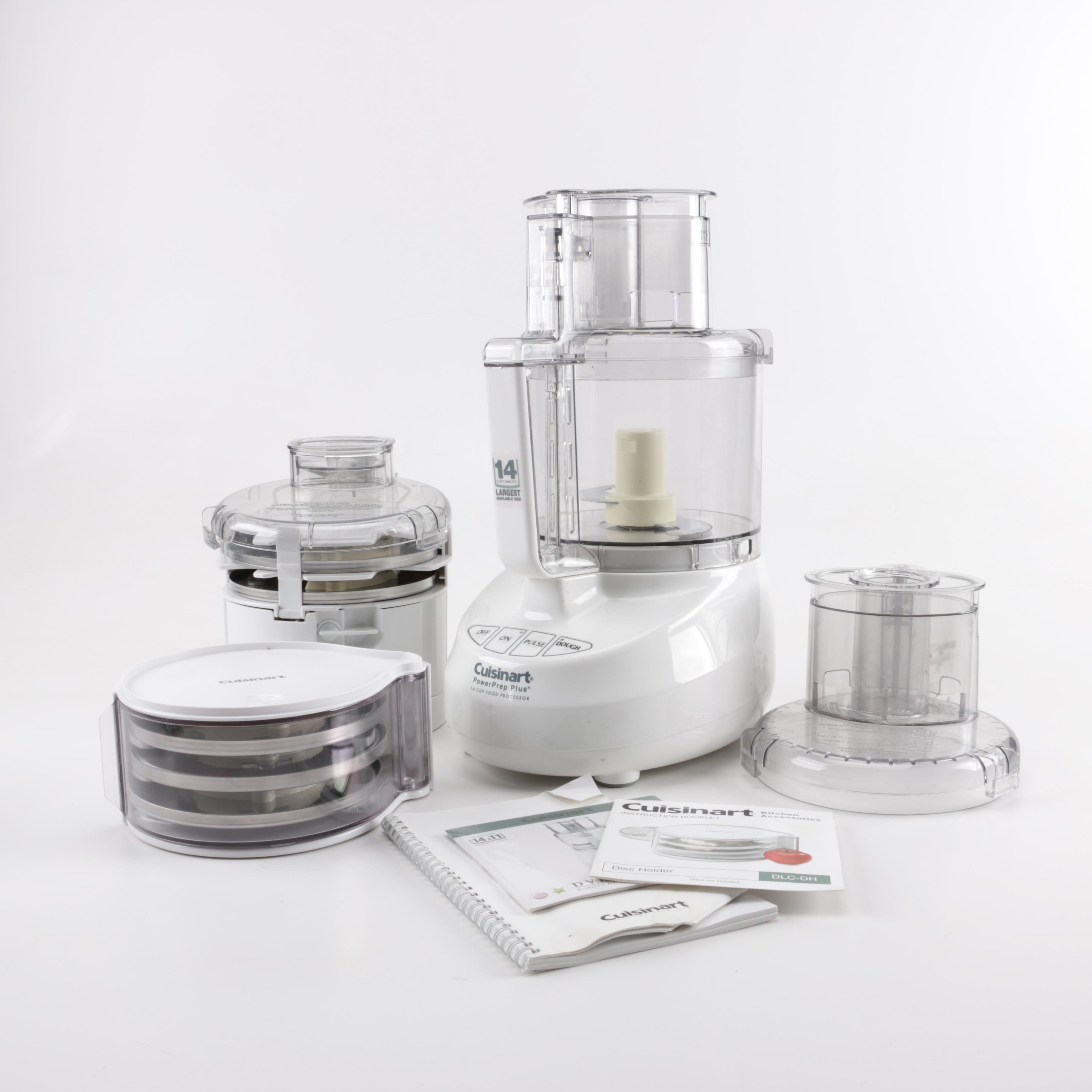 Cuisinart PowerPrep Plus with Discs, Instruction Booklet, and Recipes