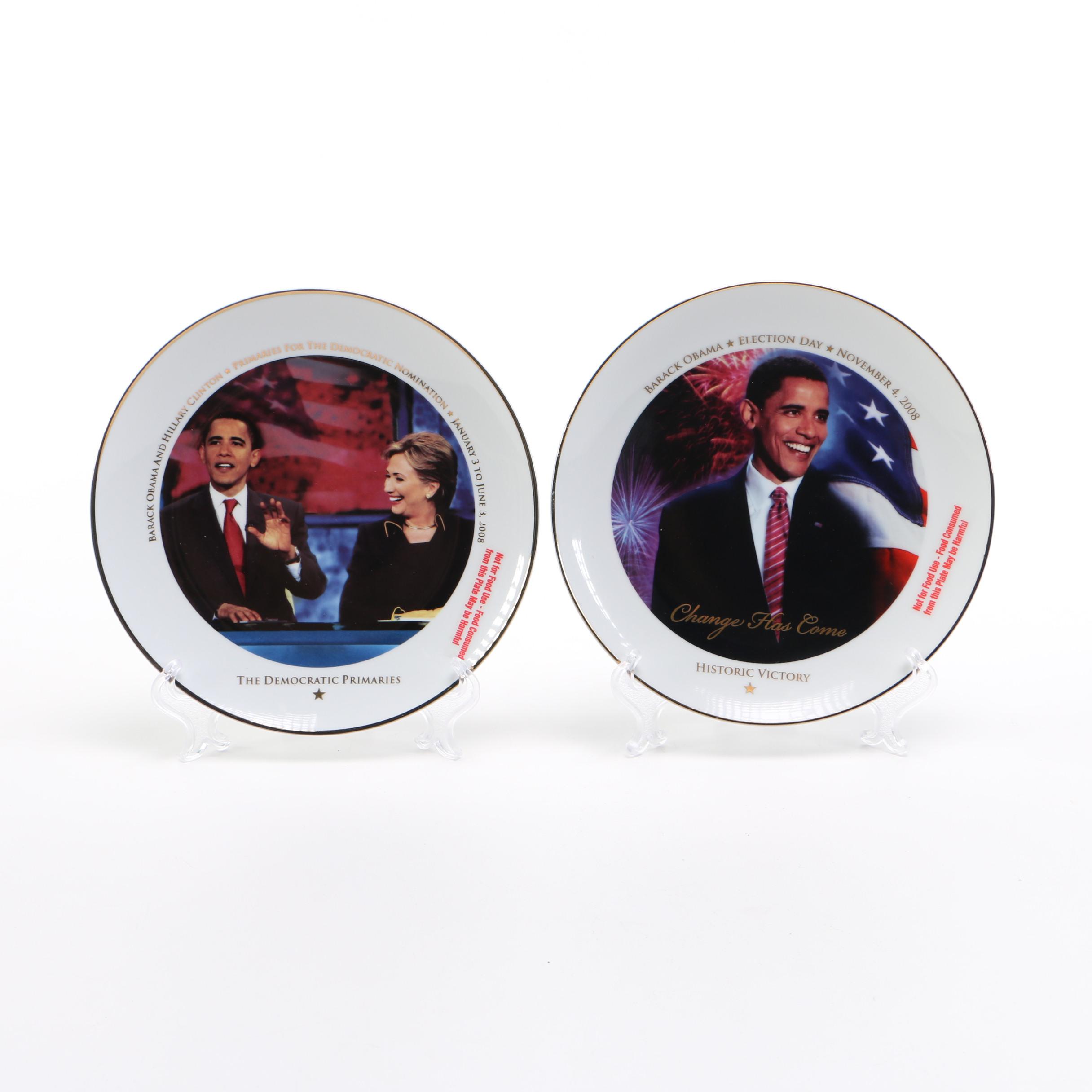 Pair of "Historic Victory" Plates from The American Historic Society