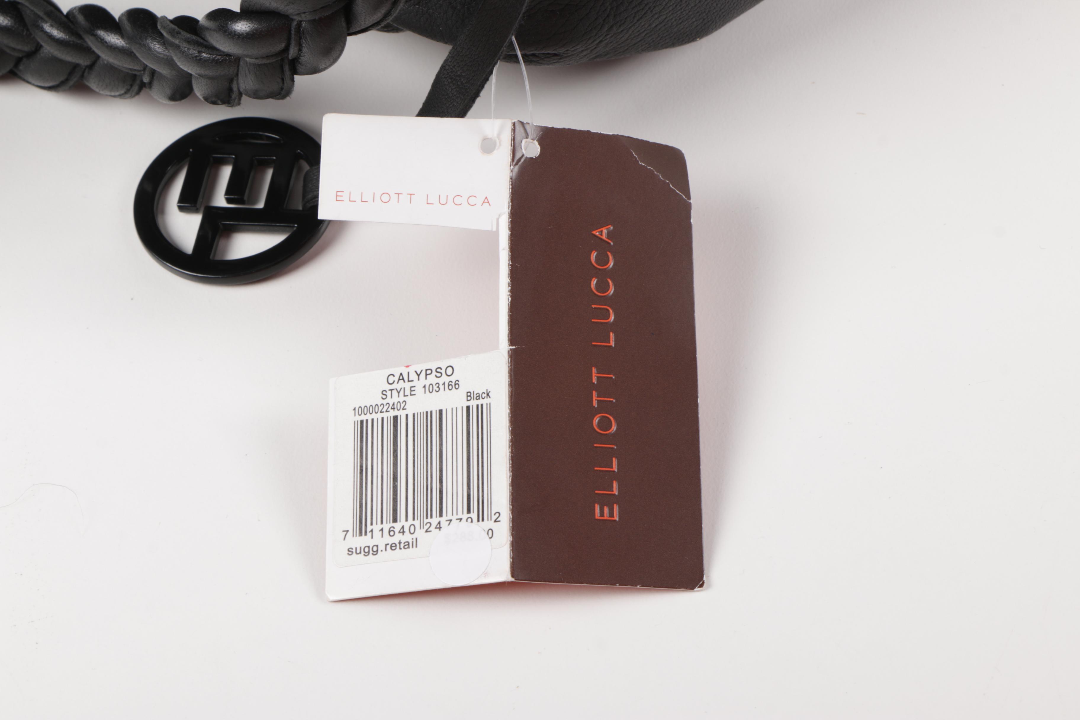 Pair of Elliott Lucca Black Leather Bags