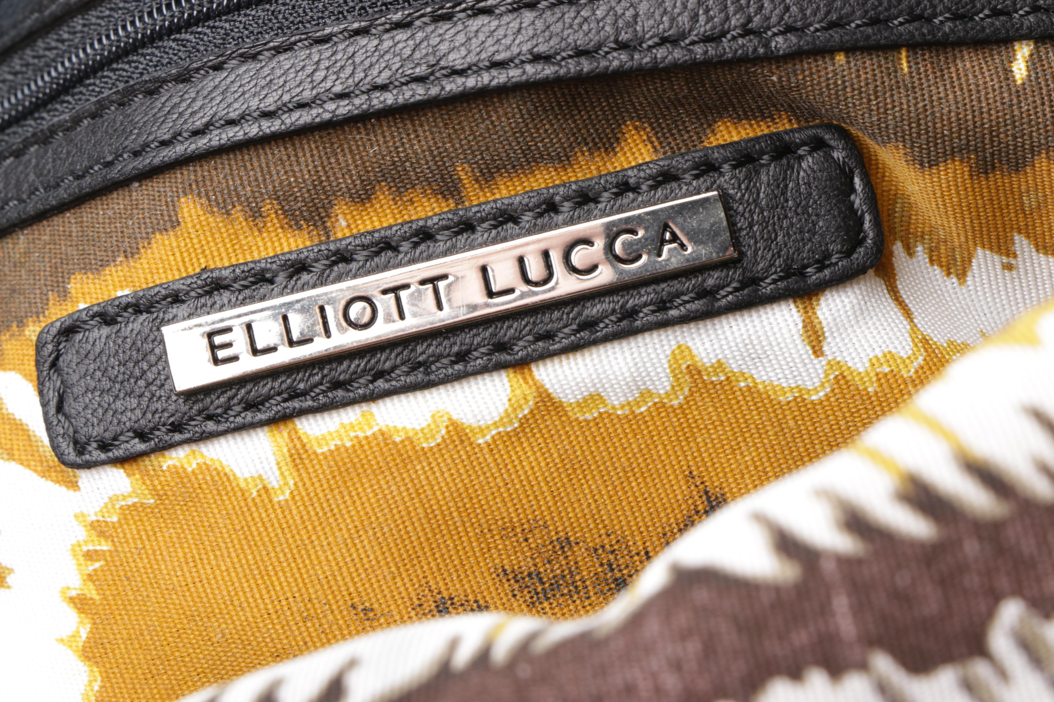 Pair of Elliott Lucca Black Leather Bags