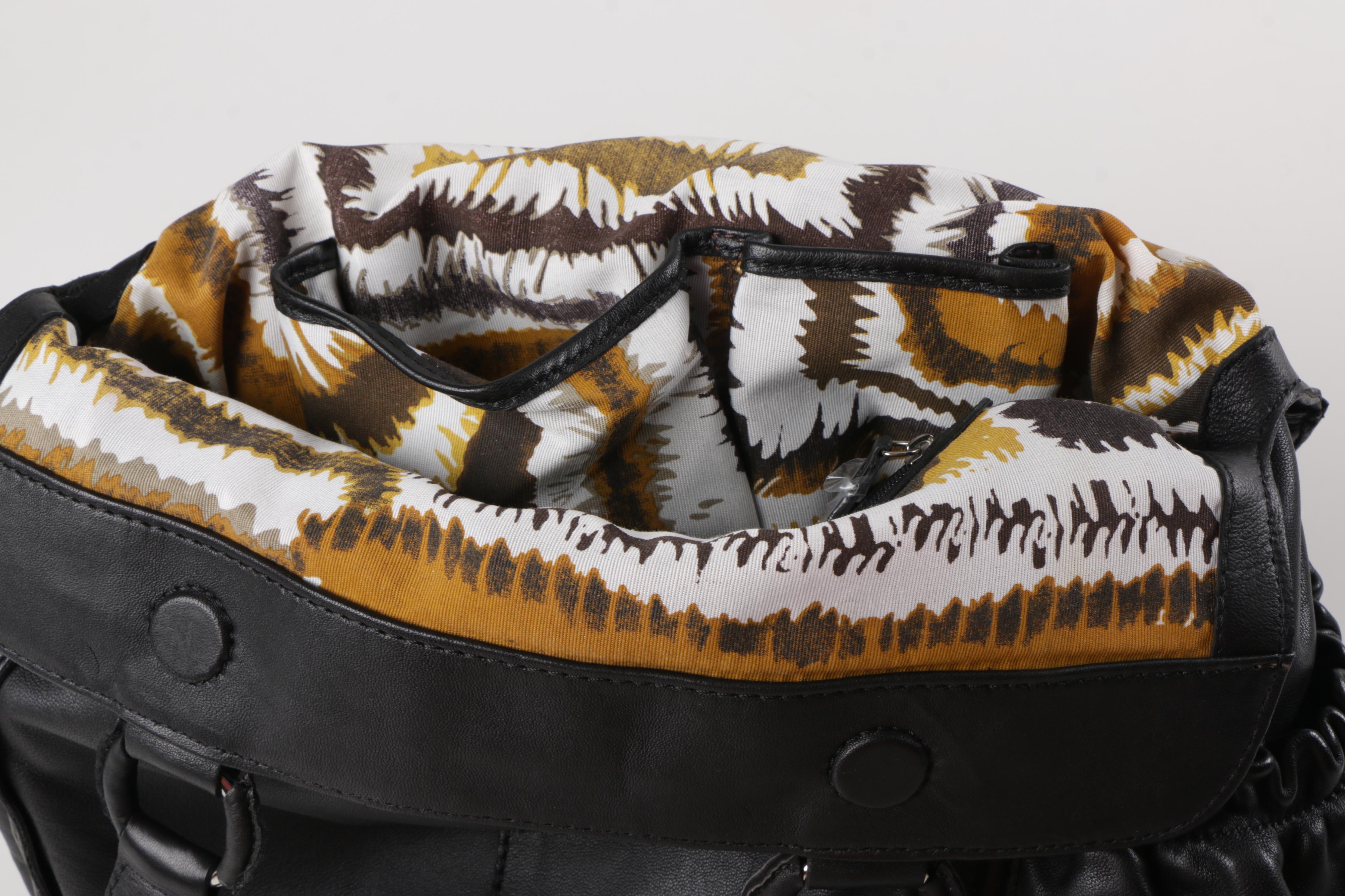 Pair of Elliott Lucca Black Leather Bags
