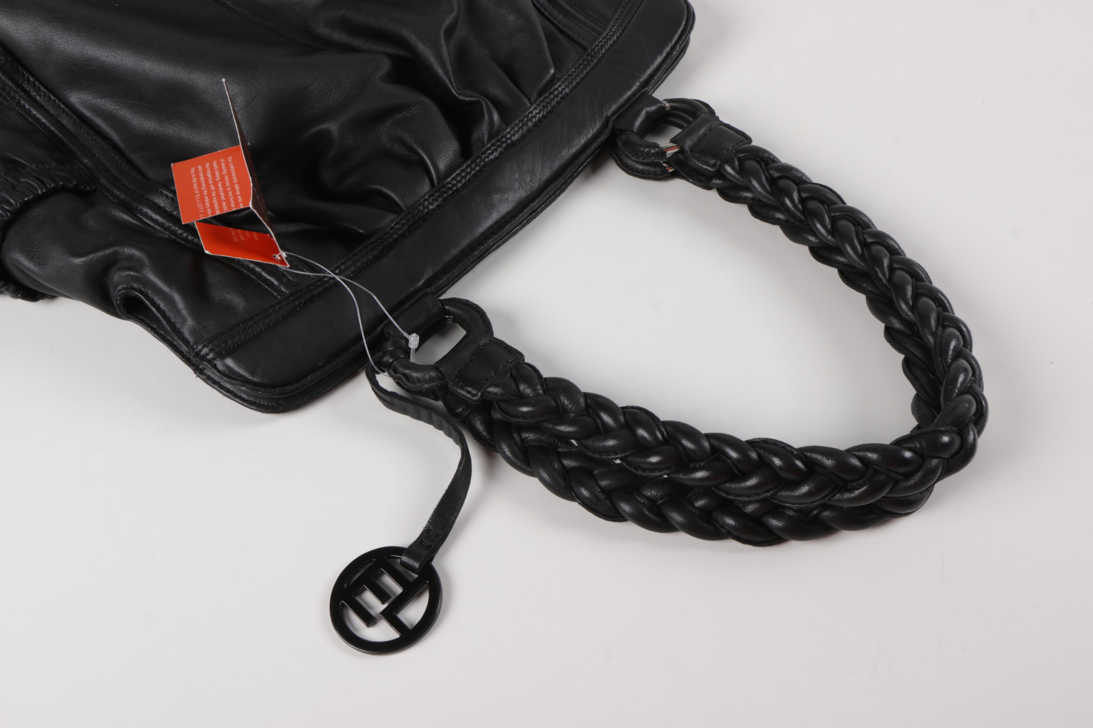 Pair of Elliott Lucca Black Leather Bags