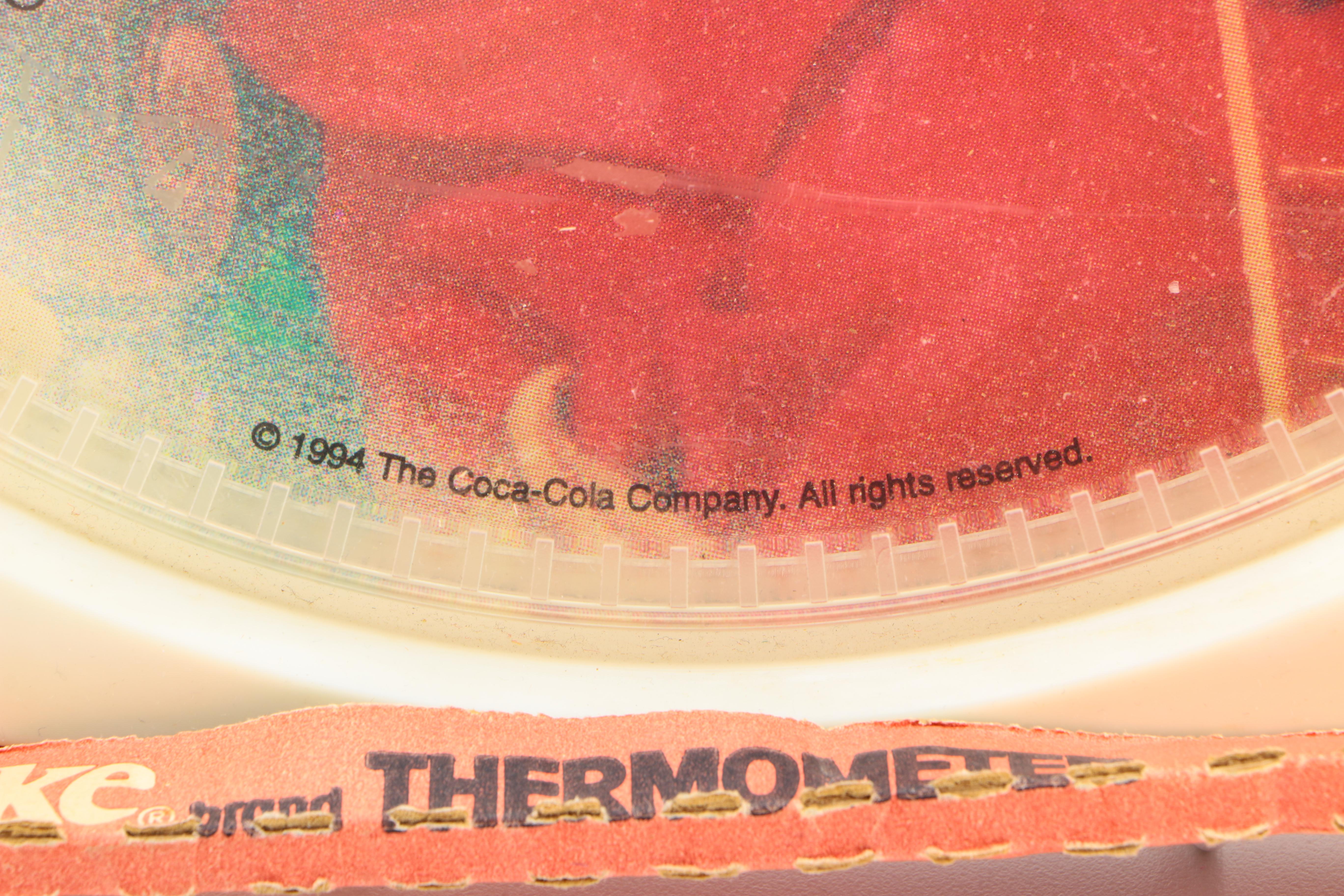 Coca-Cola and John Deere Thermometers