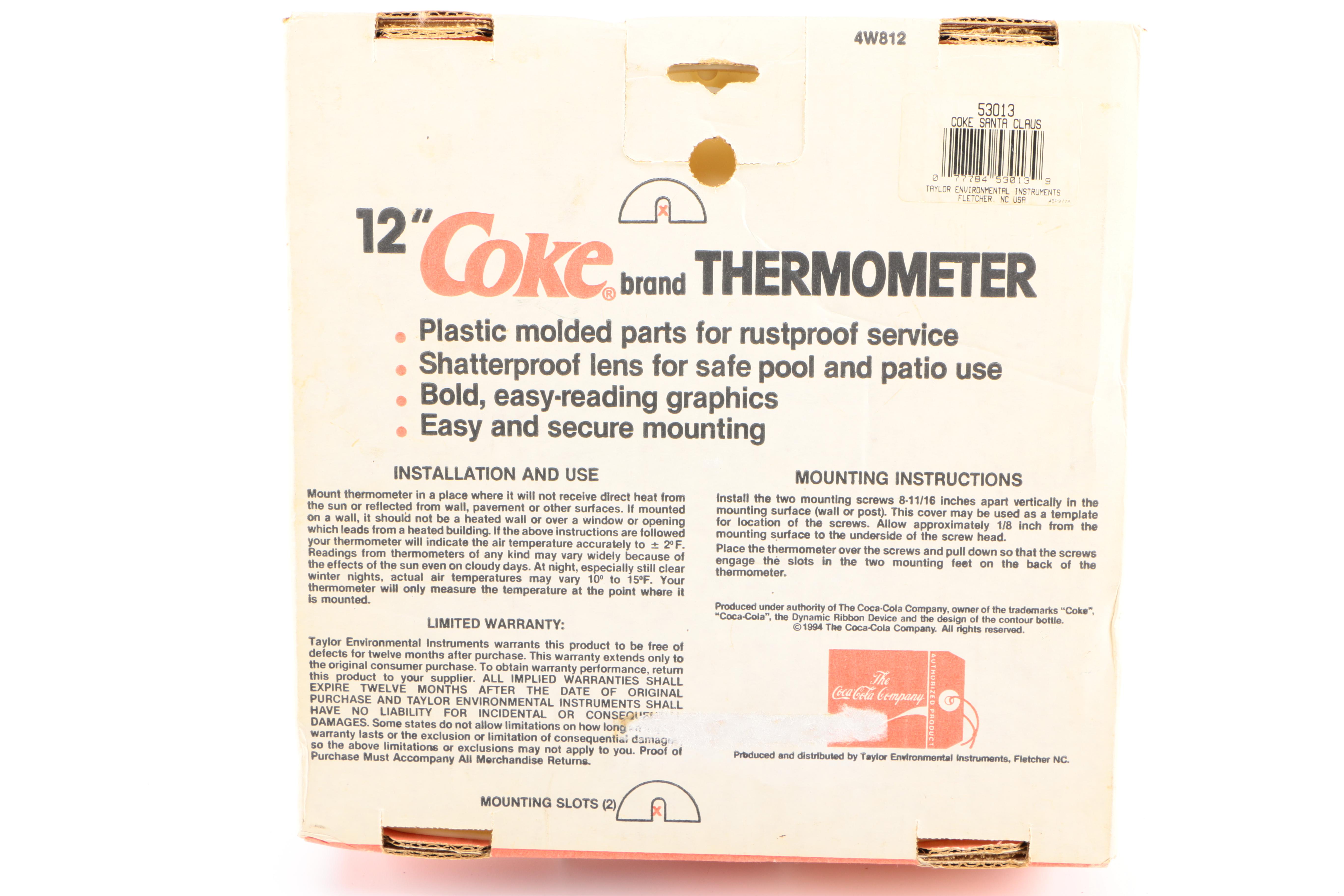 Coca-Cola and John Deere Thermometers