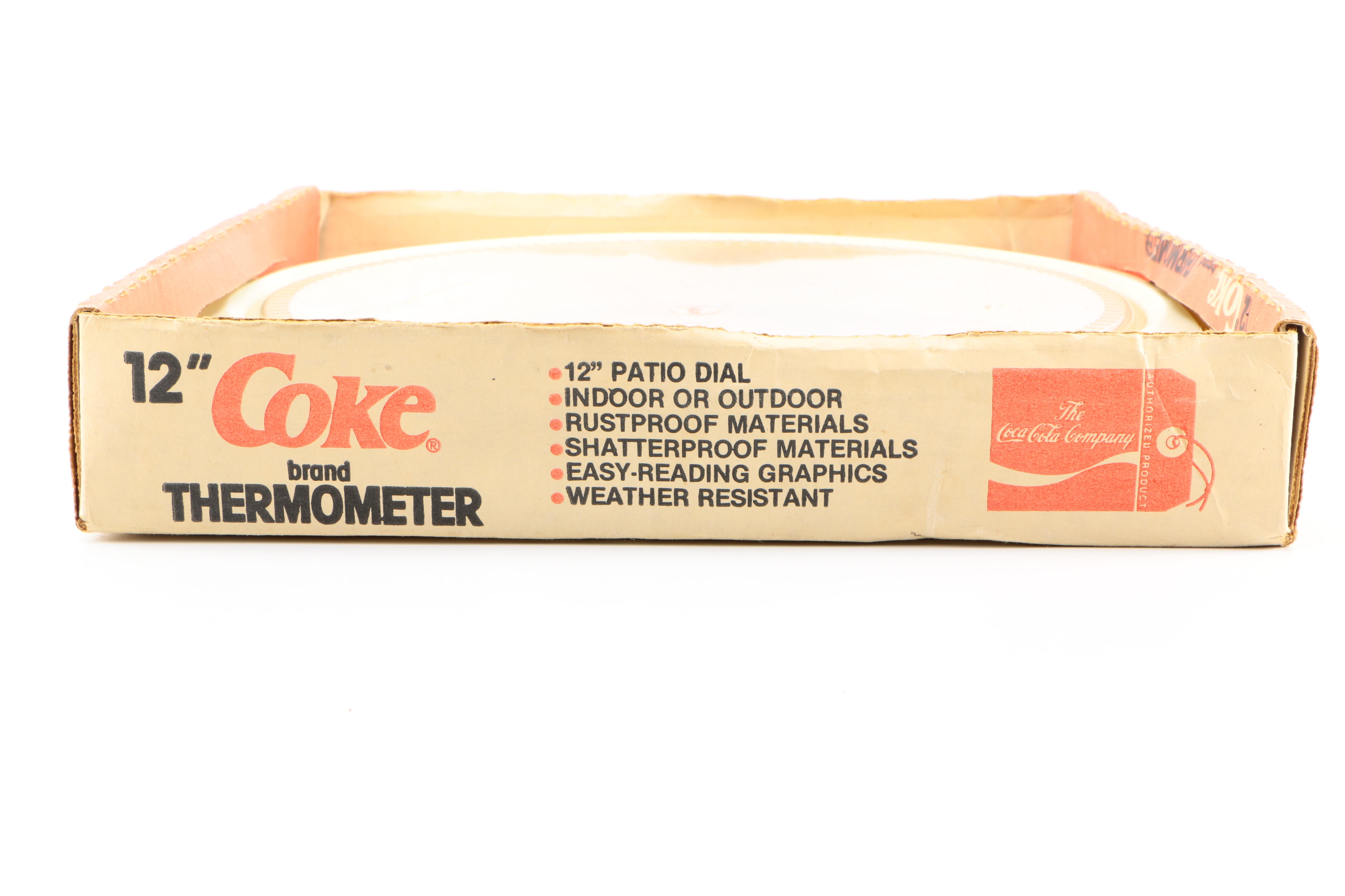 Coca-Cola and John Deere Thermometers