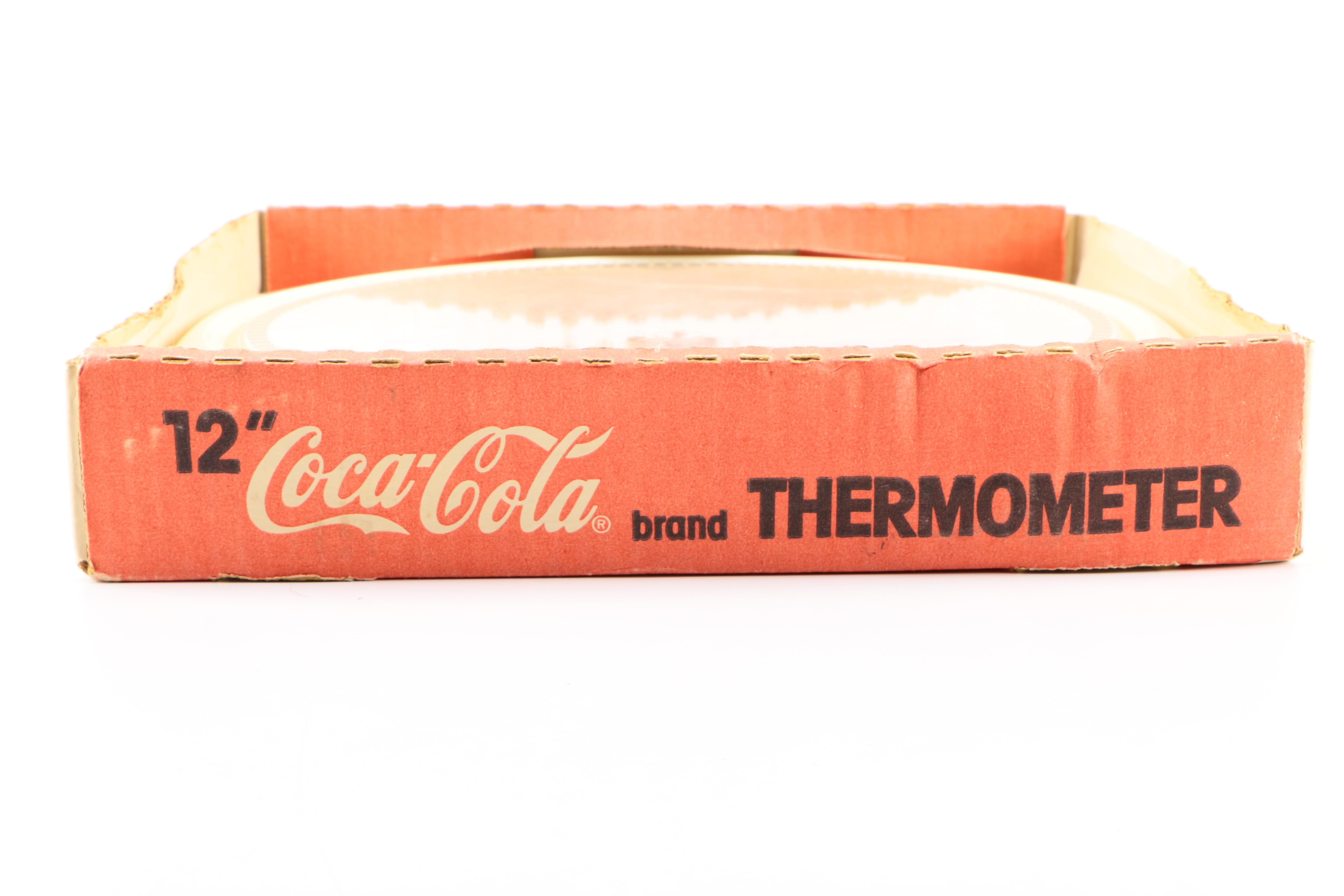 Coca-Cola and John Deere Thermometers