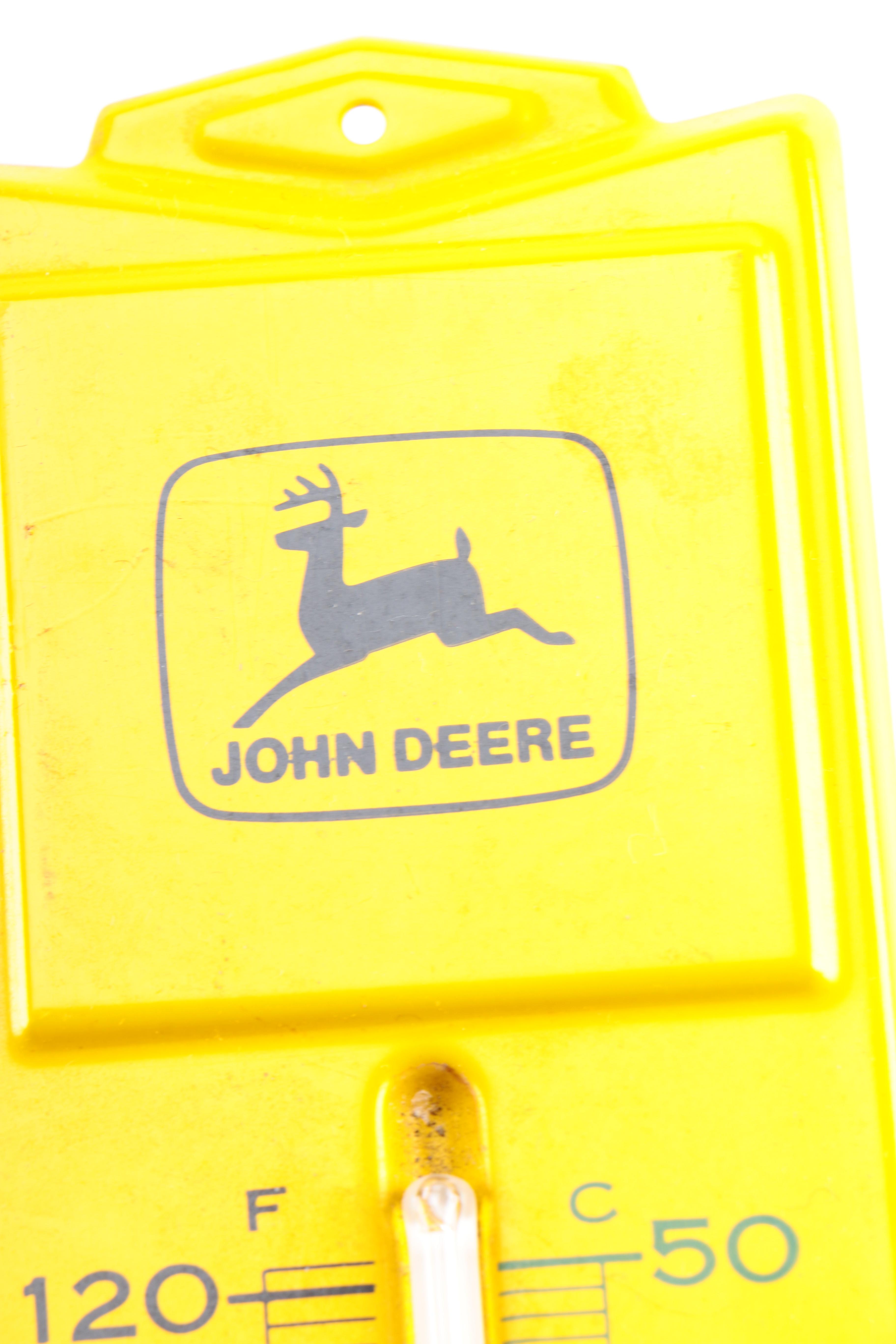 Coca-Cola and John Deere Thermometers