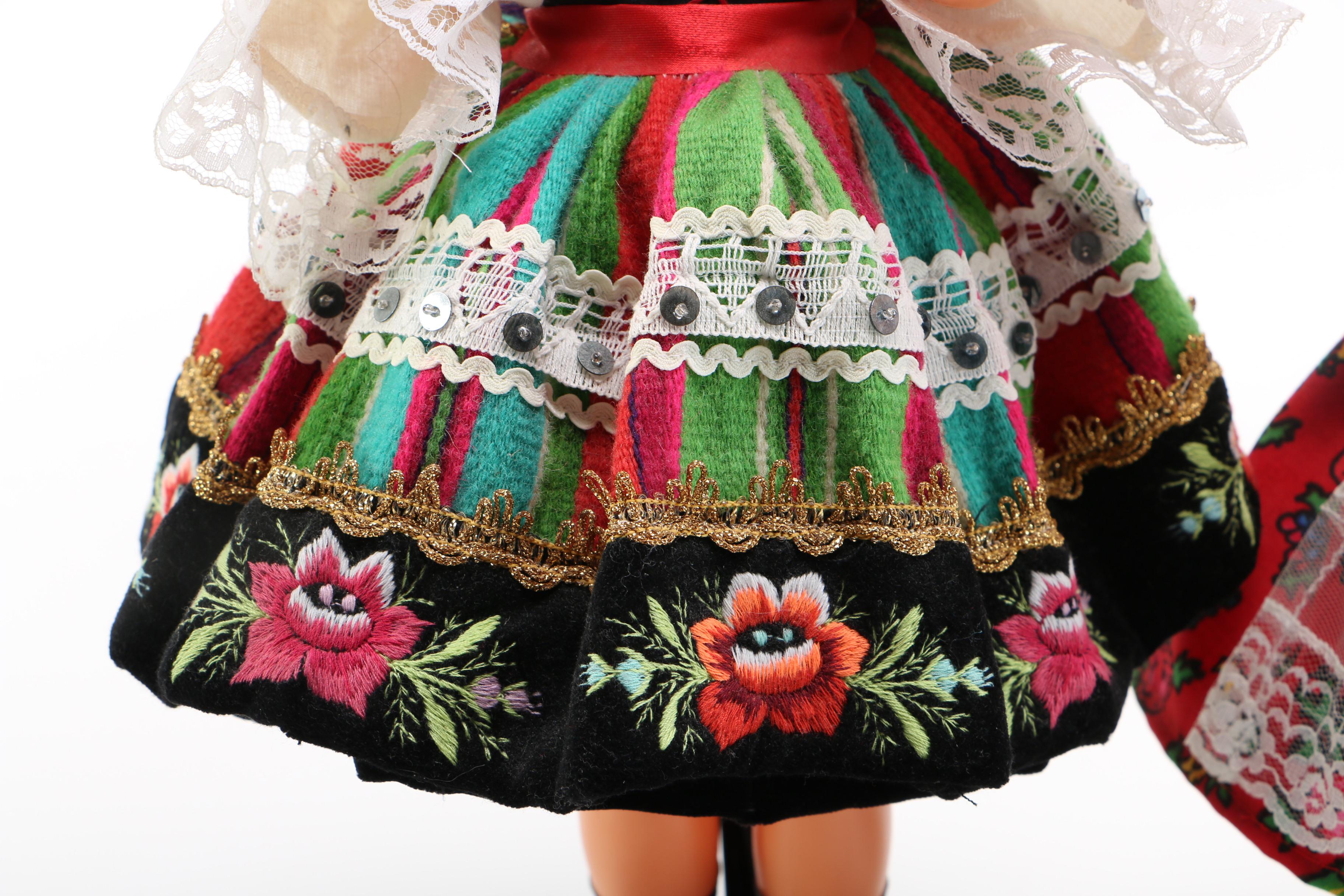 Pair of Polish Themed Dolls