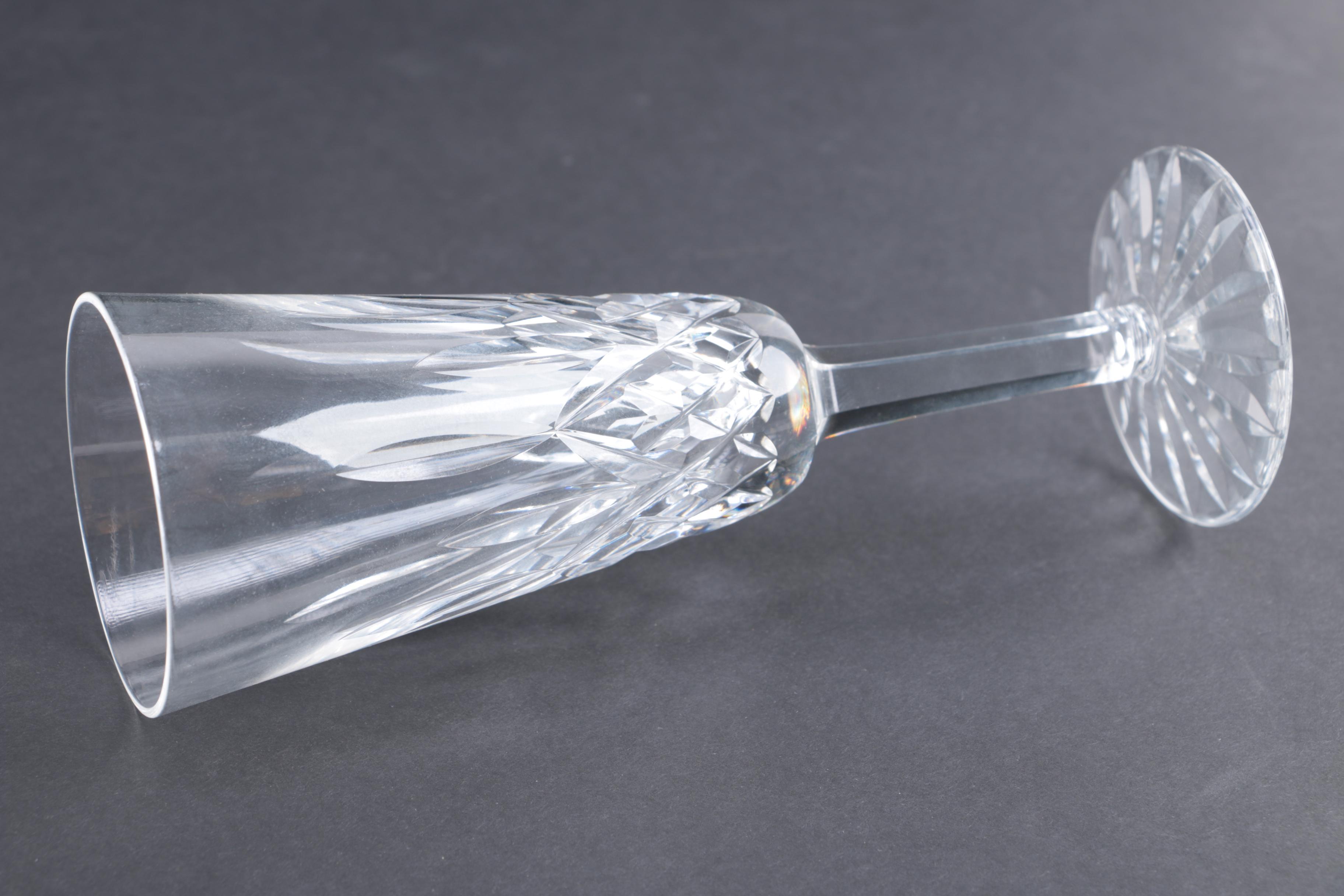 Set of Waterford Crystal Flutes