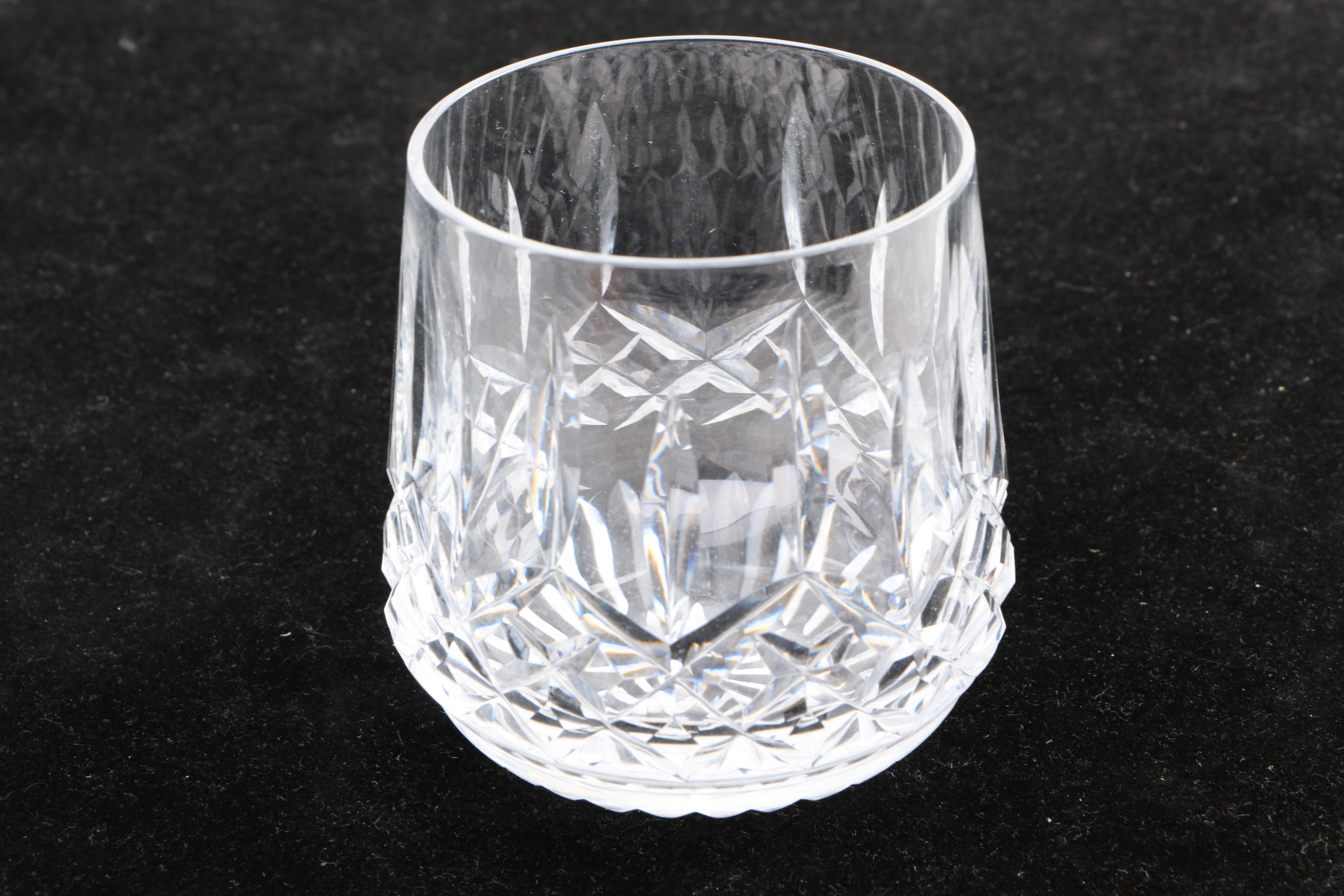 Waterford Crystal "Lismore" Roly Poly and Sherry Glasses
