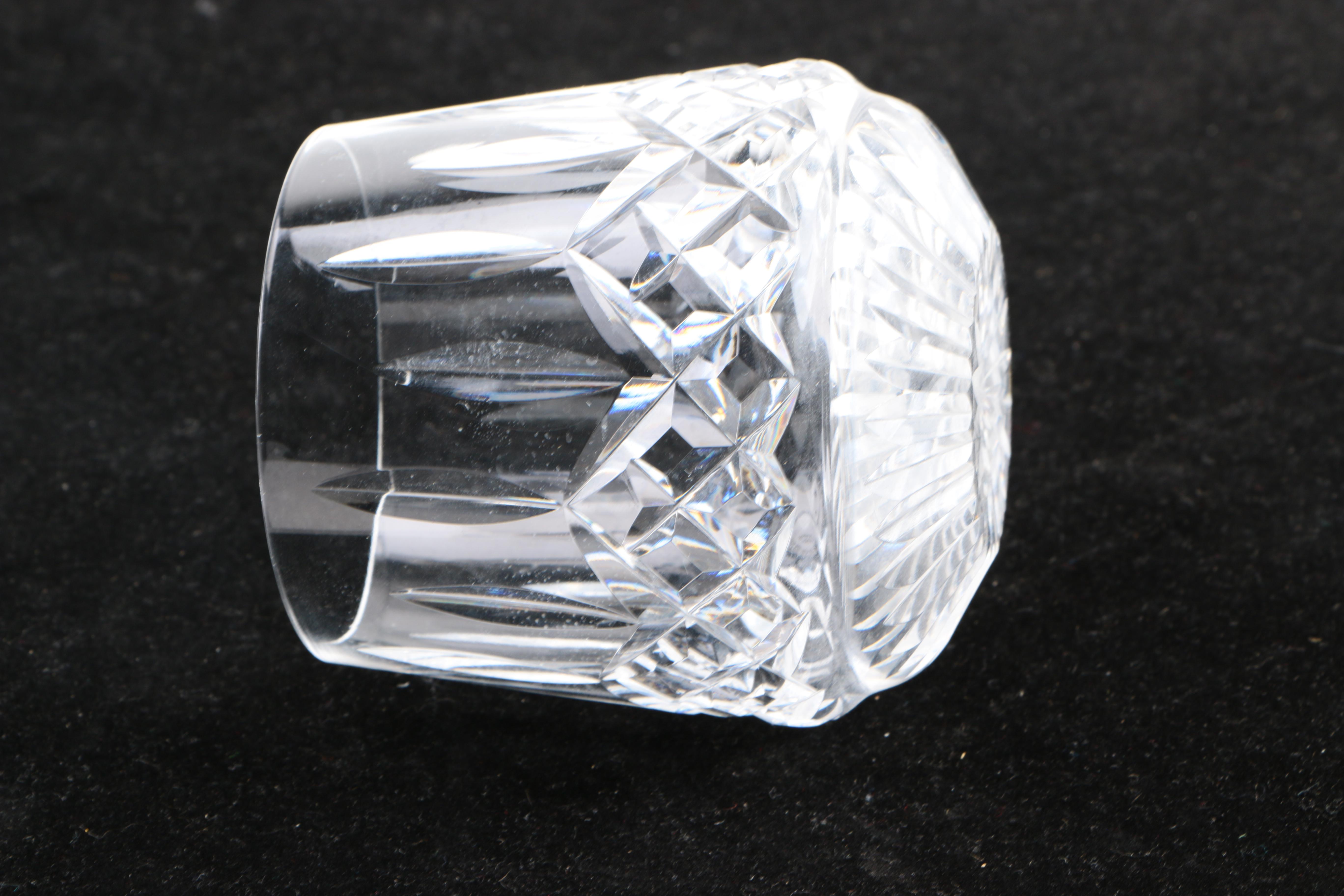 Waterford Crystal "Lismore" Roly Poly and Sherry Glasses