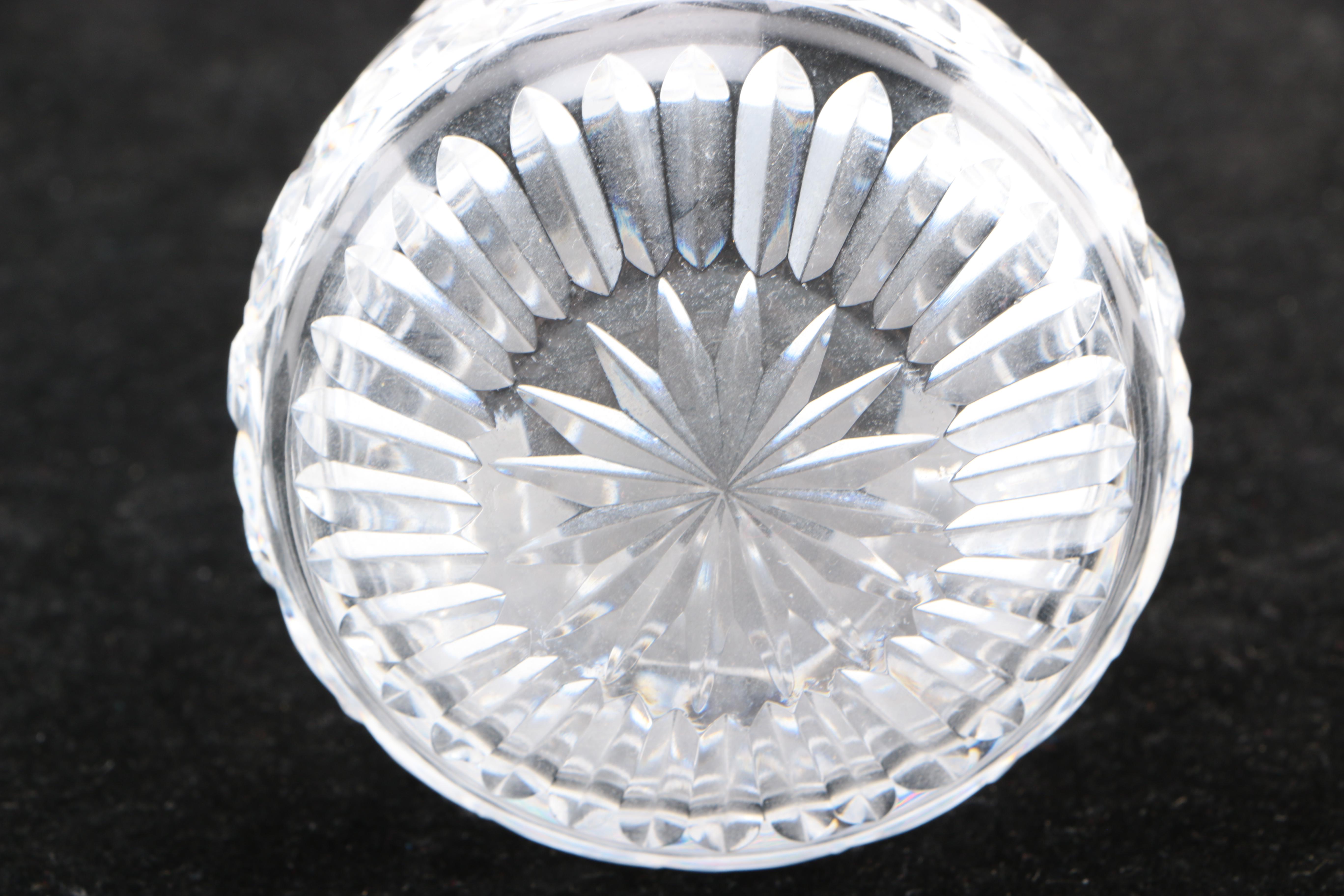 Waterford Crystal "Lismore" Roly Poly and Sherry Glasses