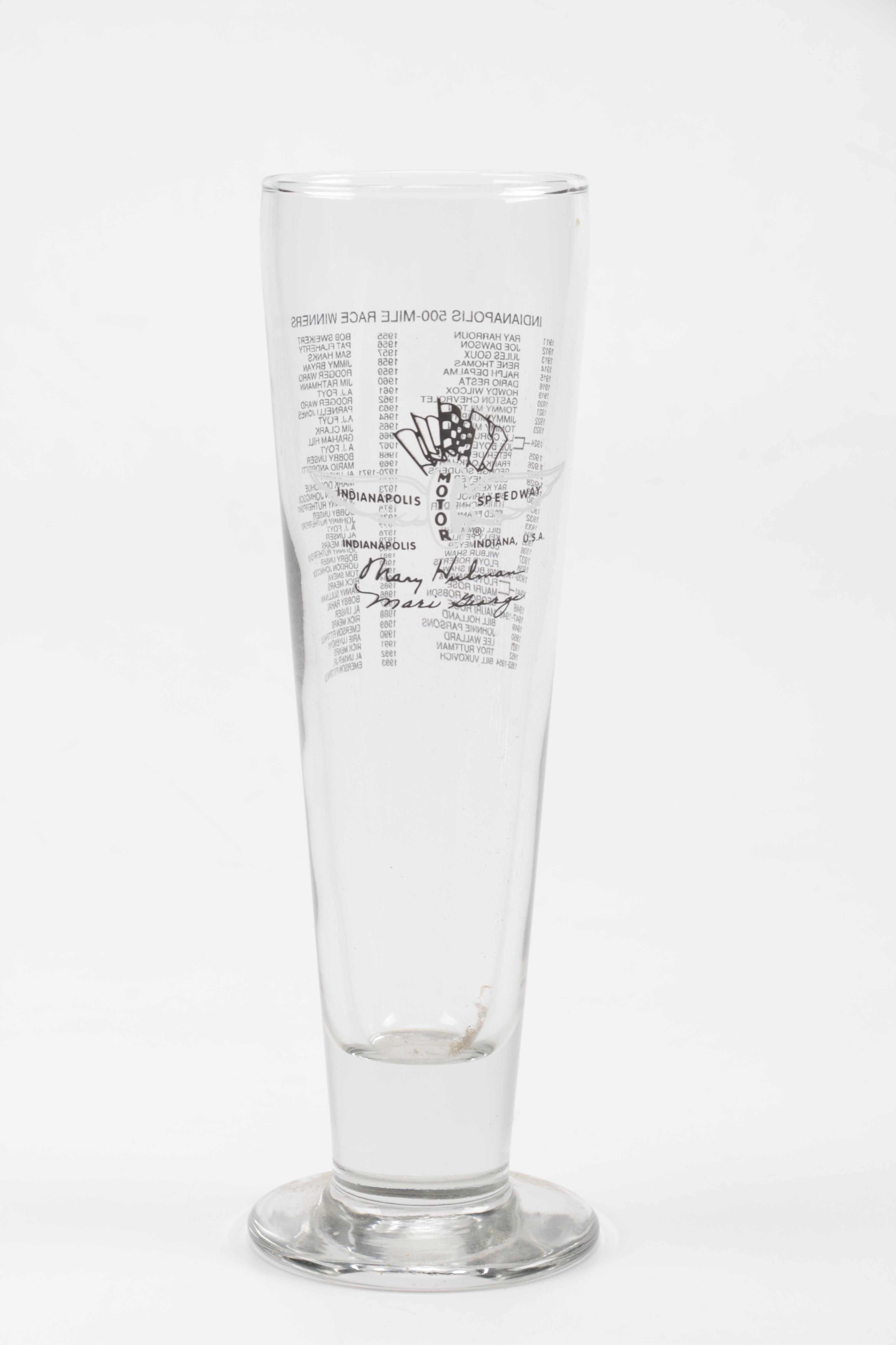 Special Edition Indianapolis Motor Speedway Glasses