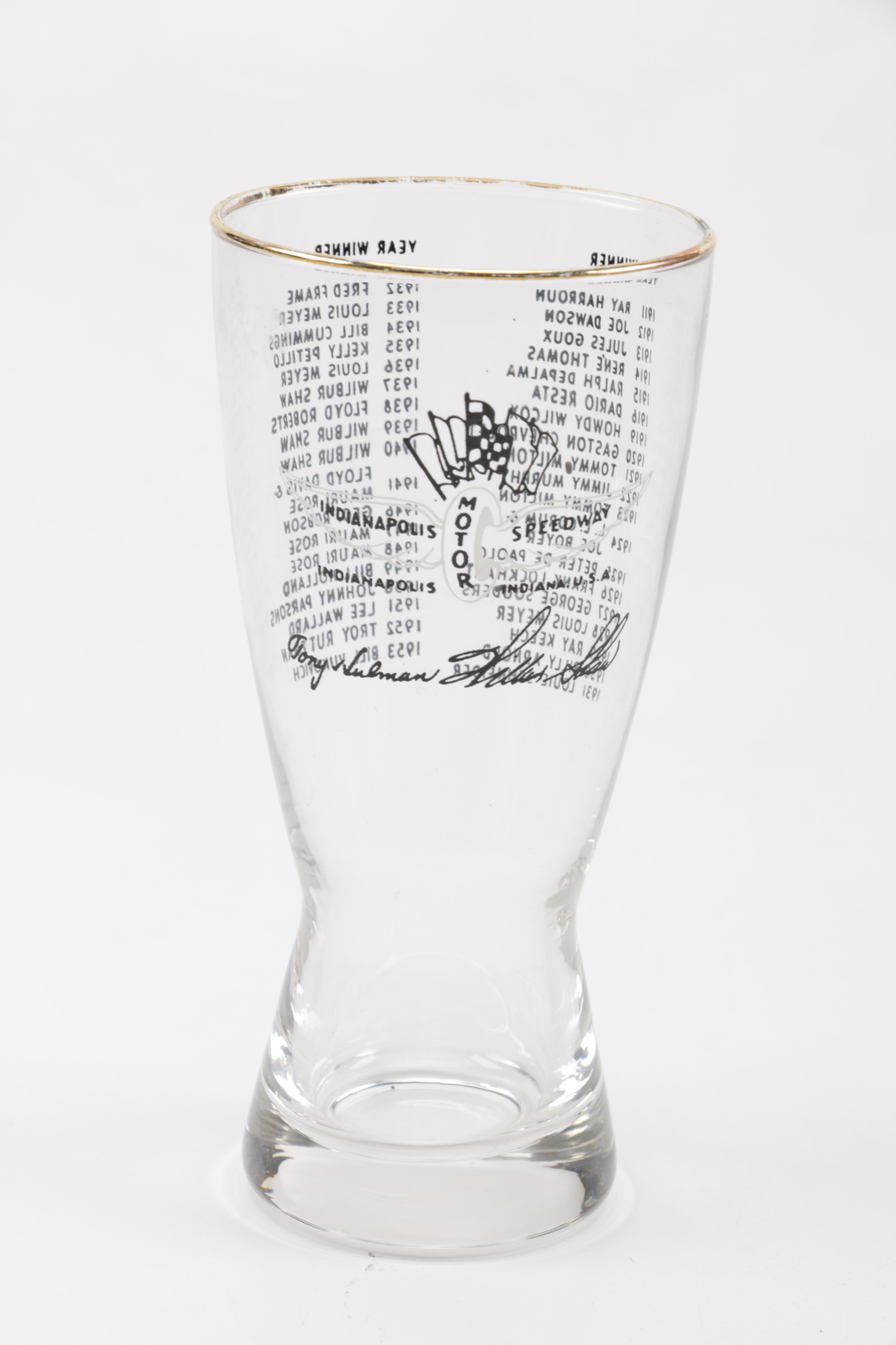 Special Edition Indianapolis Motor Speedway Glasses