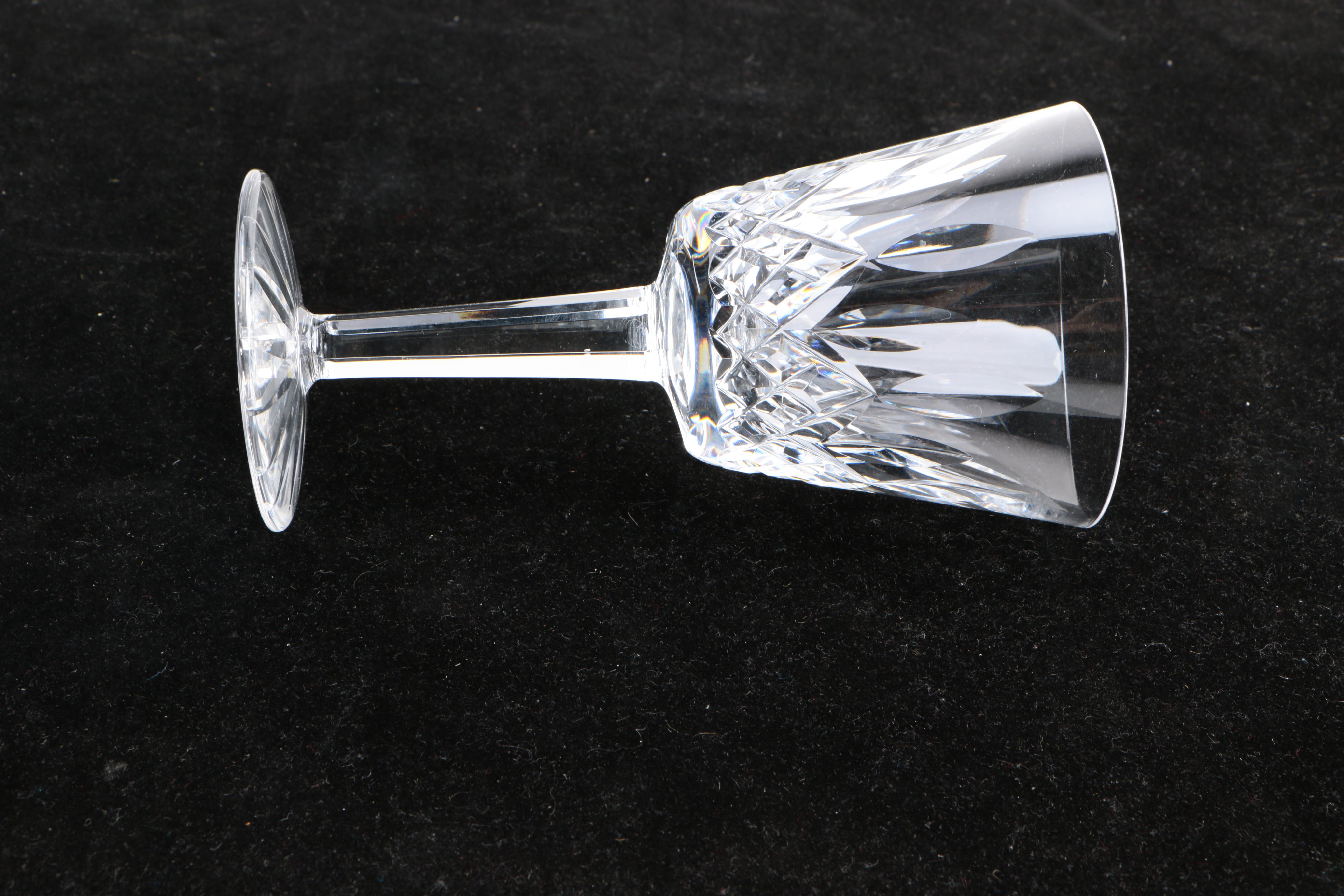 Set of Waterford Crystal "Lismore" Crystal Glasses
