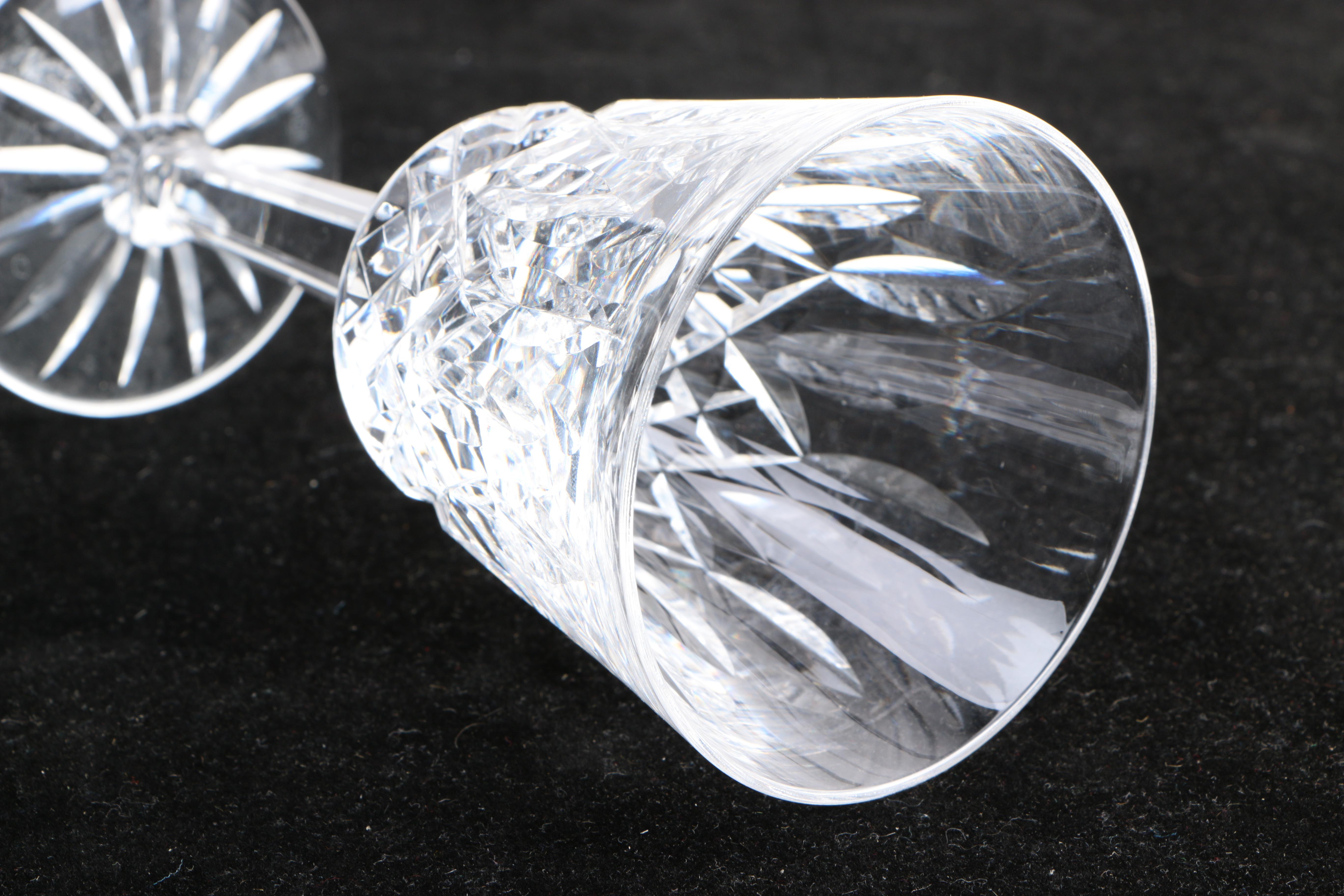 Set of Waterford Crystal "Lismore" Crystal Glasses