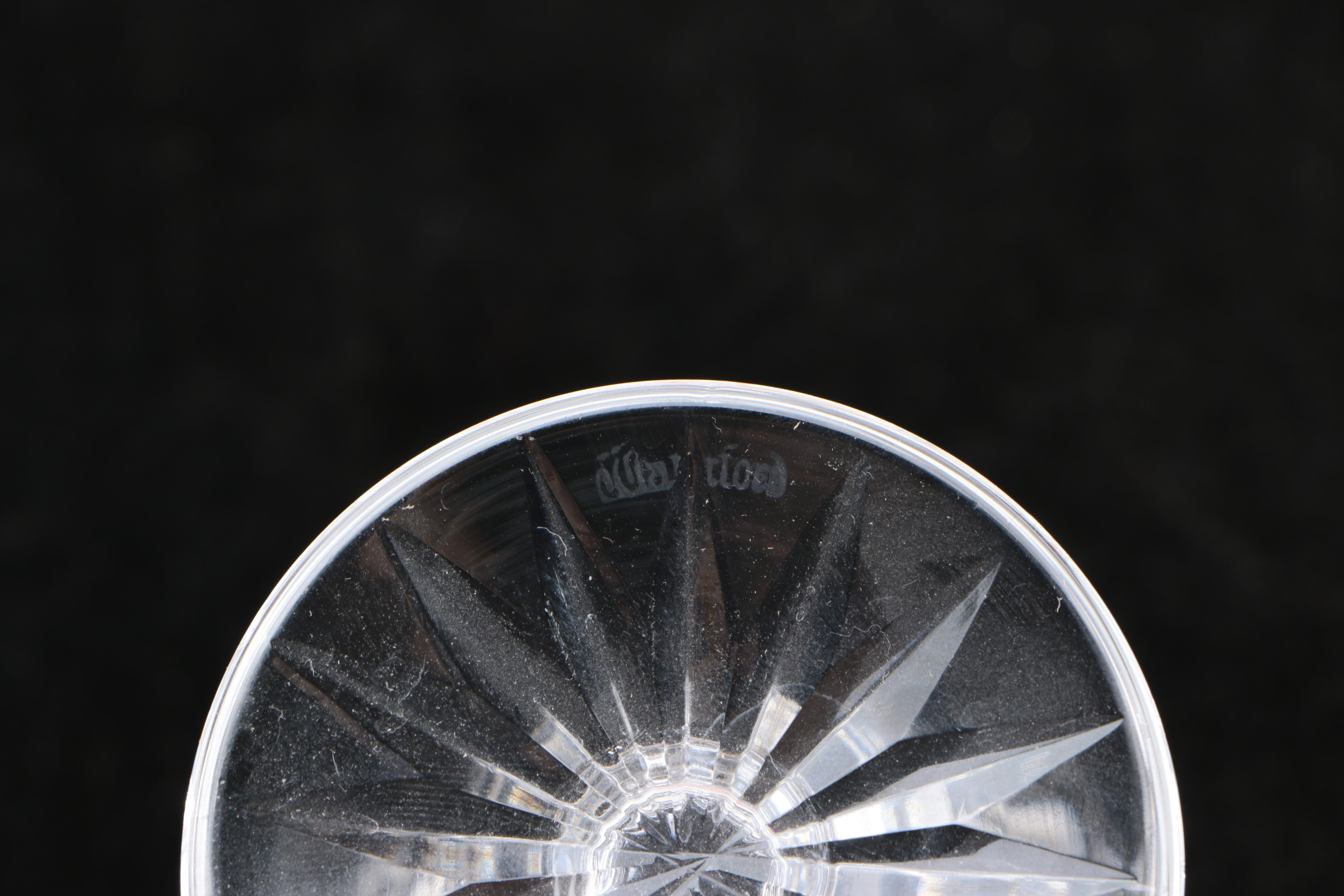 Set of Waterford Crystal "Lismore" Crystal Glasses