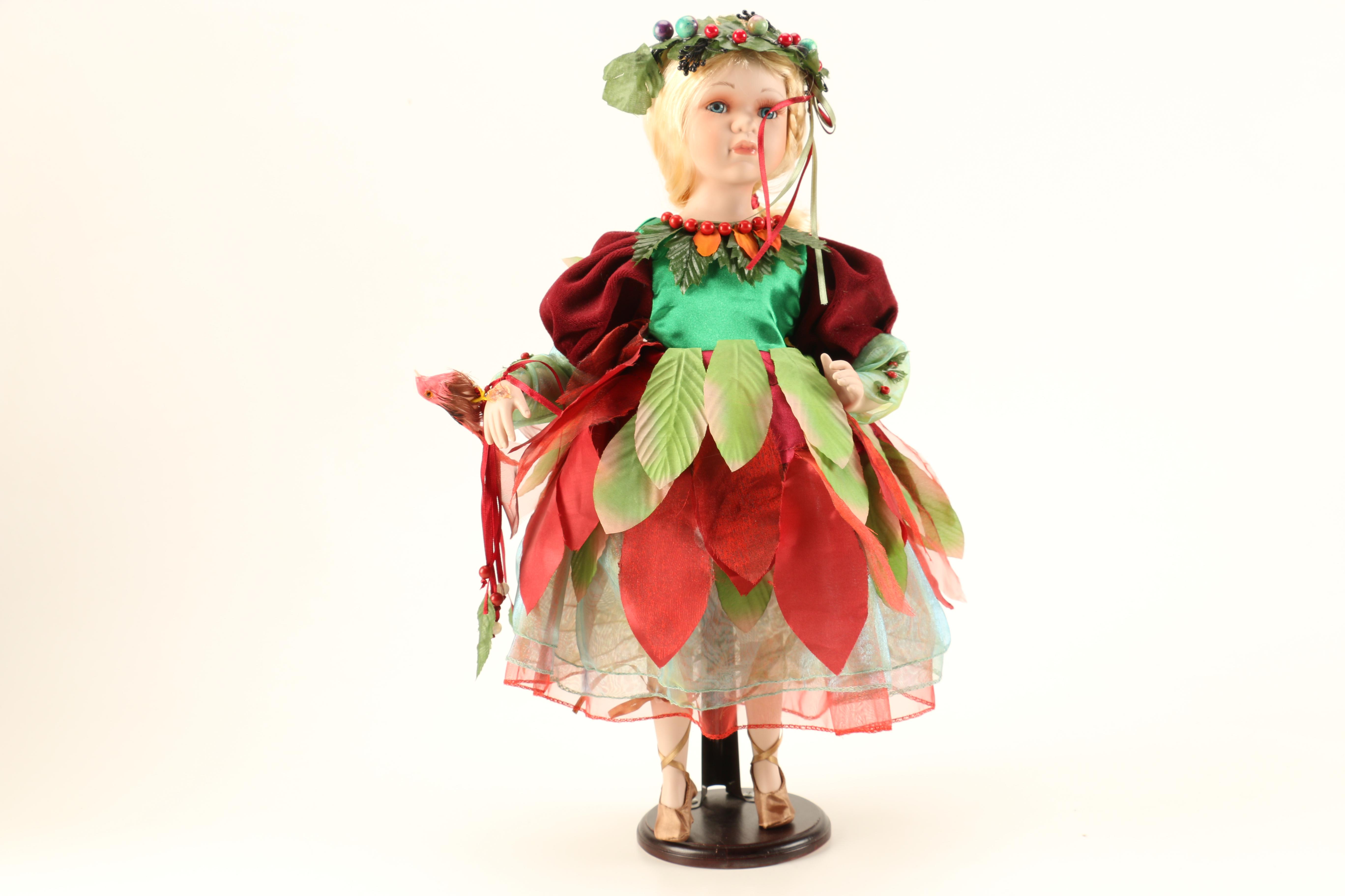 Collection of Fairy Themed Porcelain Dolls