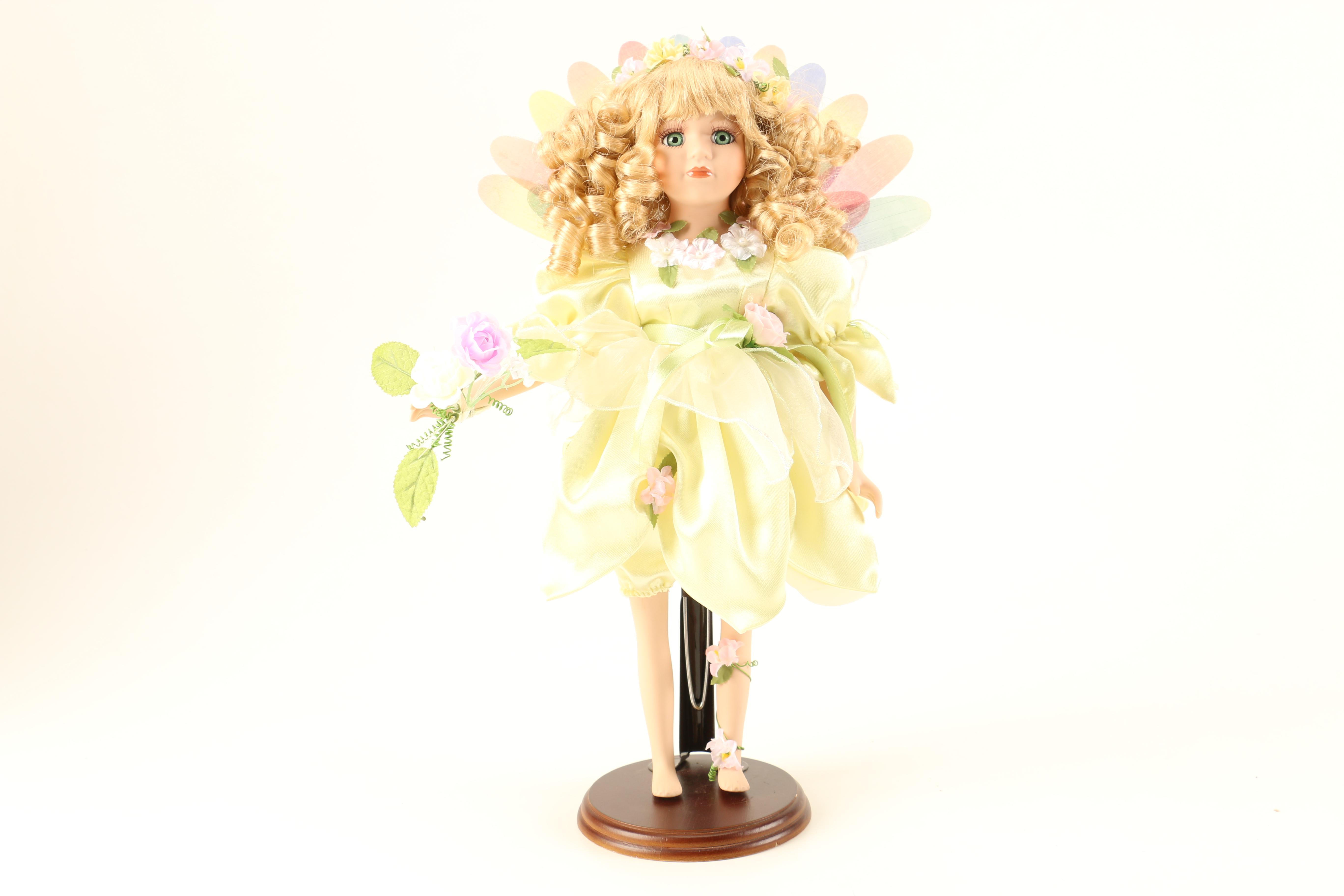 Collection of Fairy Themed Porcelain Dolls