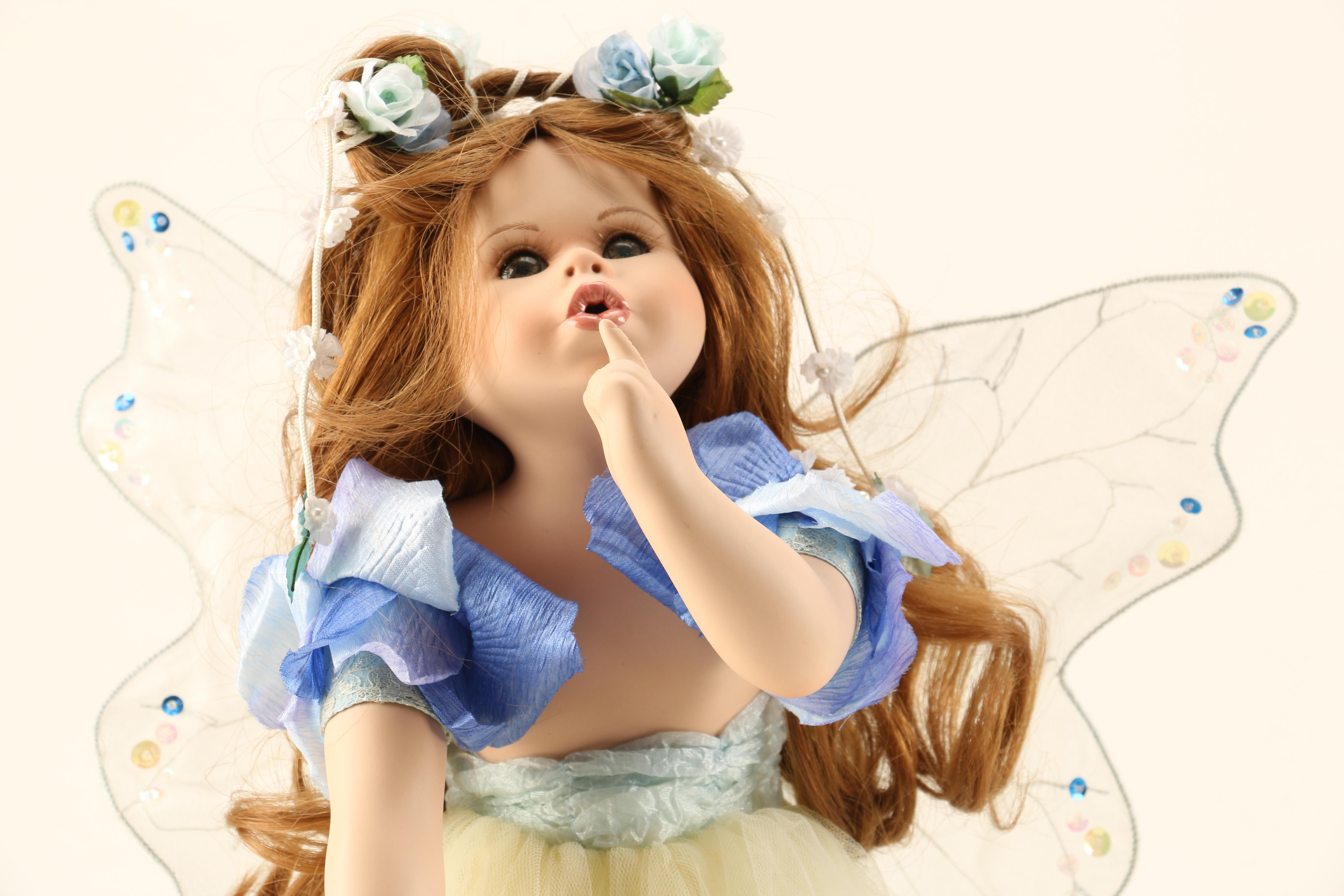 Collection of Fairy Themed Porcelain Dolls